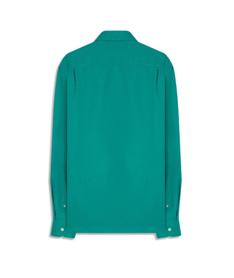 Camisa Linho  Ml Esmeralda
