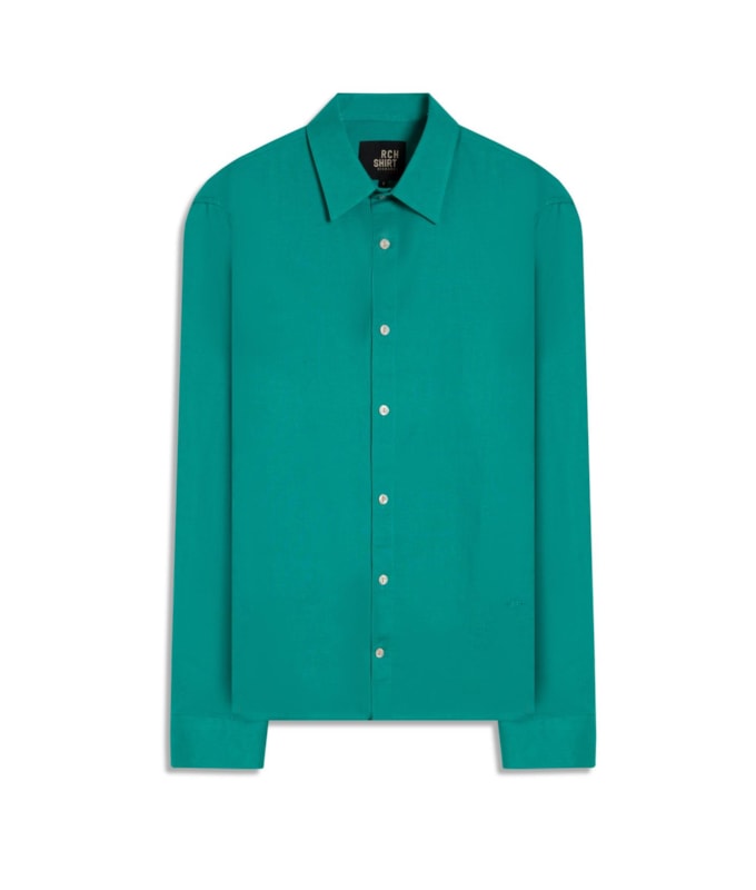 Camisa Linho  Ml Esmeralda