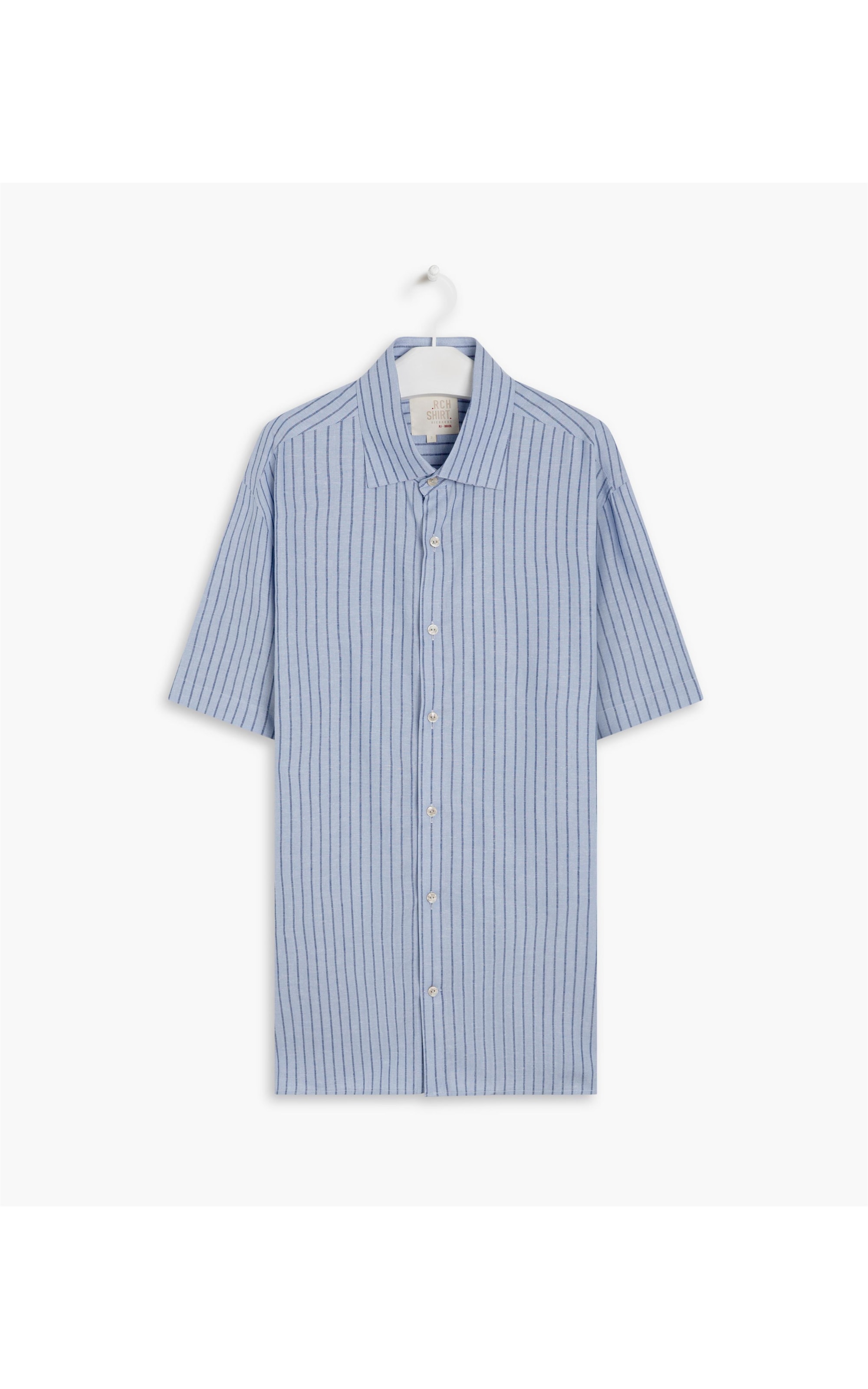 Camisa Linho  Moorea Mc Masculino Azul Claro