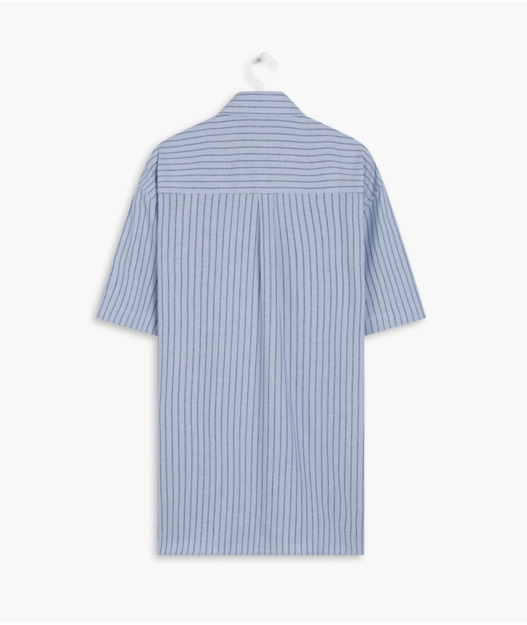 Camisa Linho  Moorea Mc Masculino Azul Claro