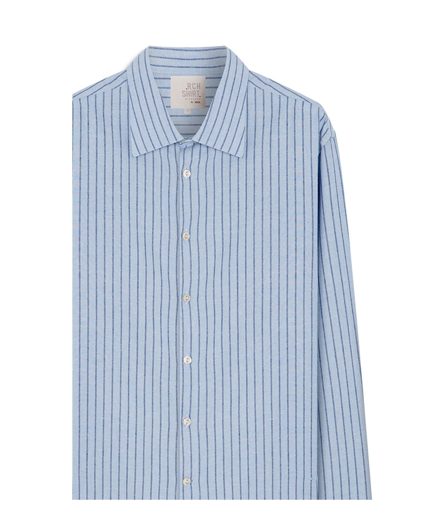 Camisa Linho  Moorea Ml Azul Claro