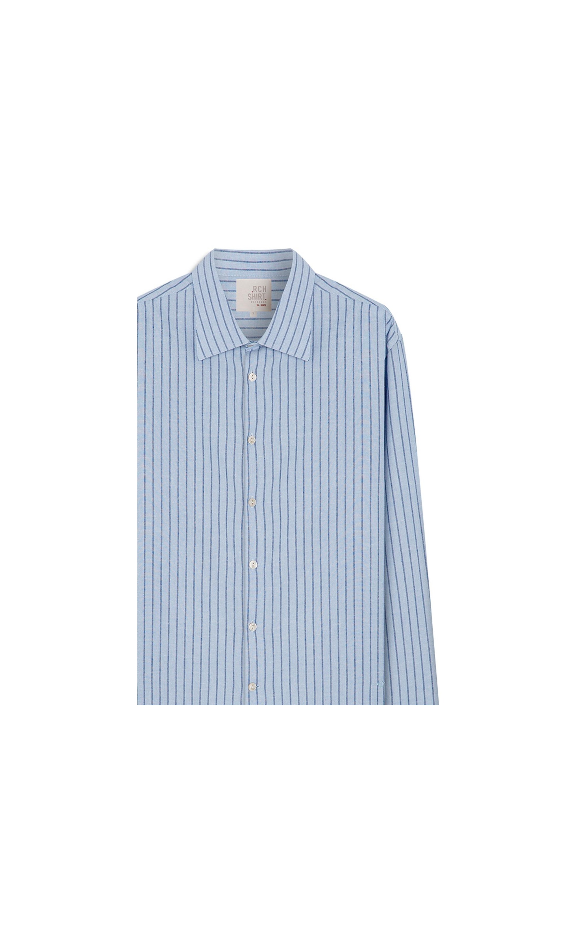 Camisa Linho  Moorea Ml Azul Claro