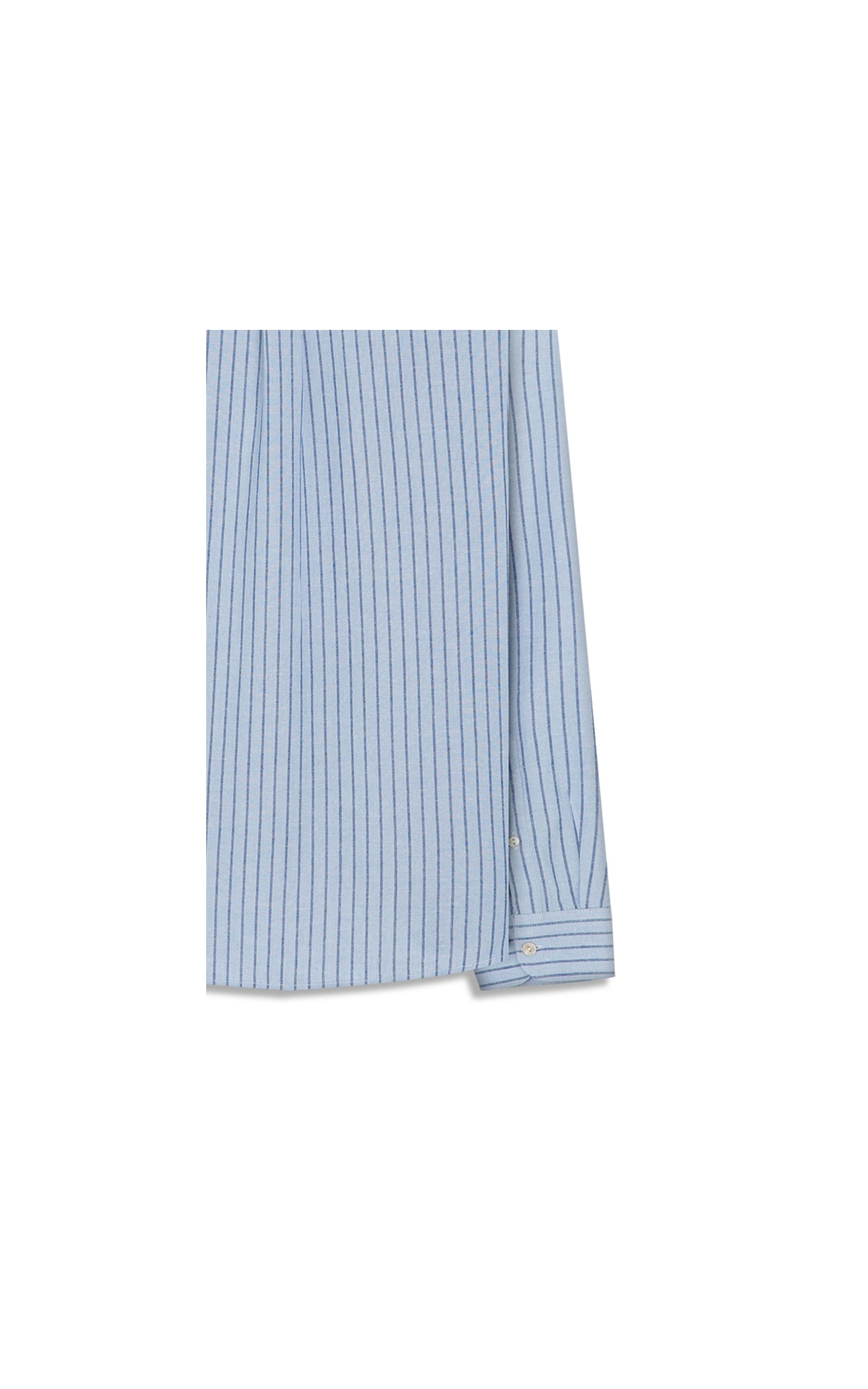 Camisa Linho  Moorea Ml Azul Claro