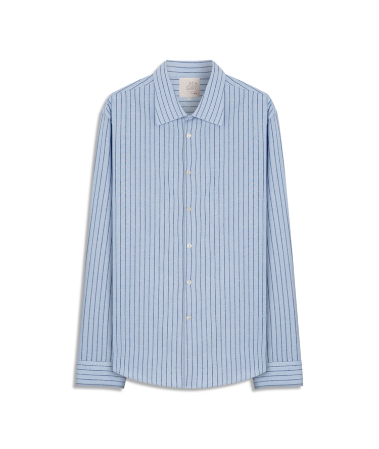 Camisa Linho  Moorea Ml Azul Claro