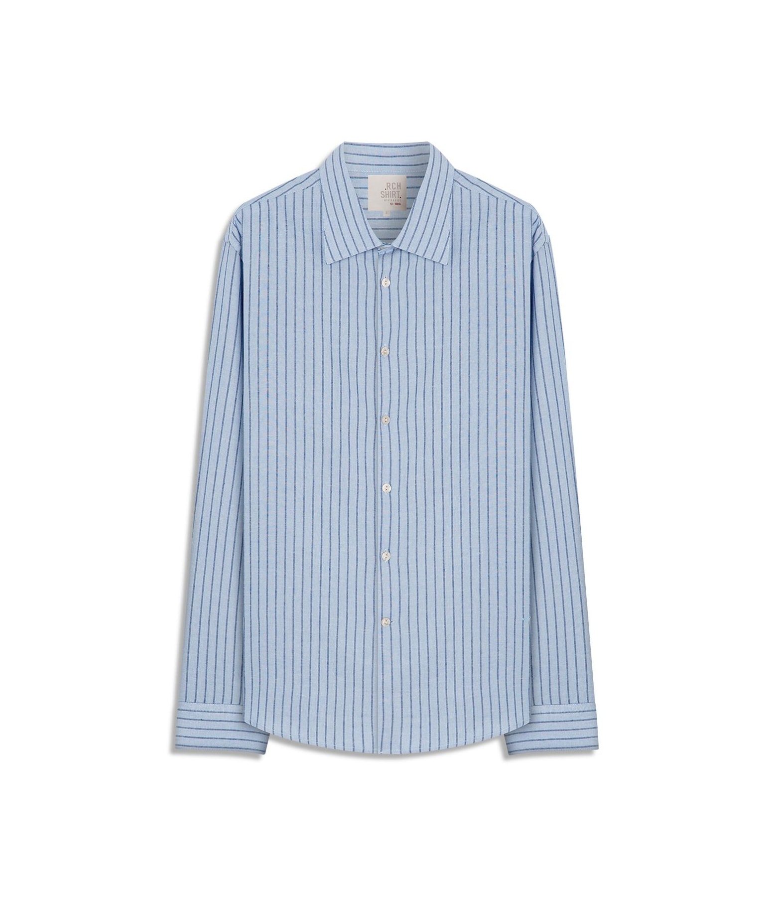 Camisa Linho  Moorea Ml Azul Claro