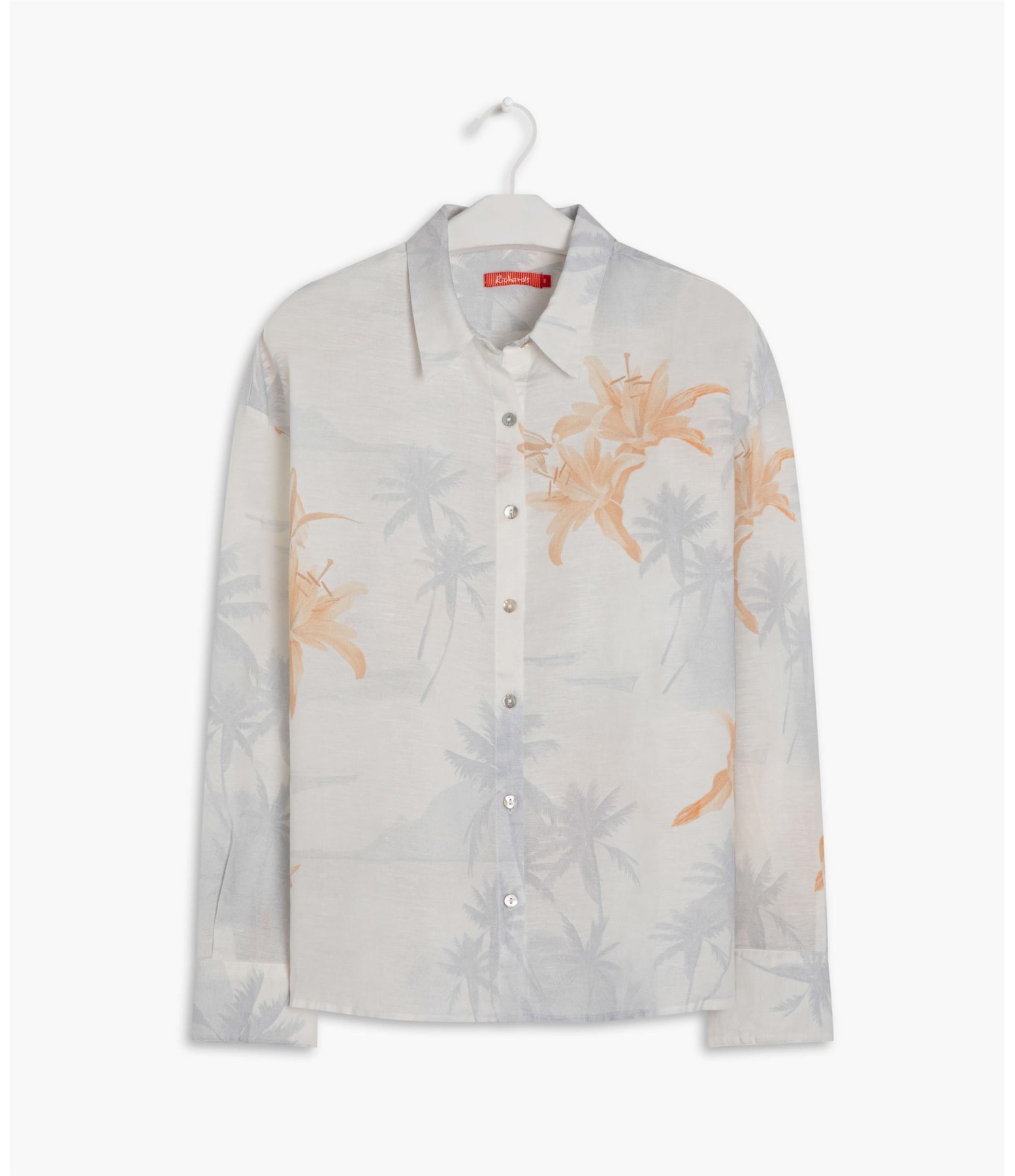 Camisa Linho  Napier Ilha Azul Bic