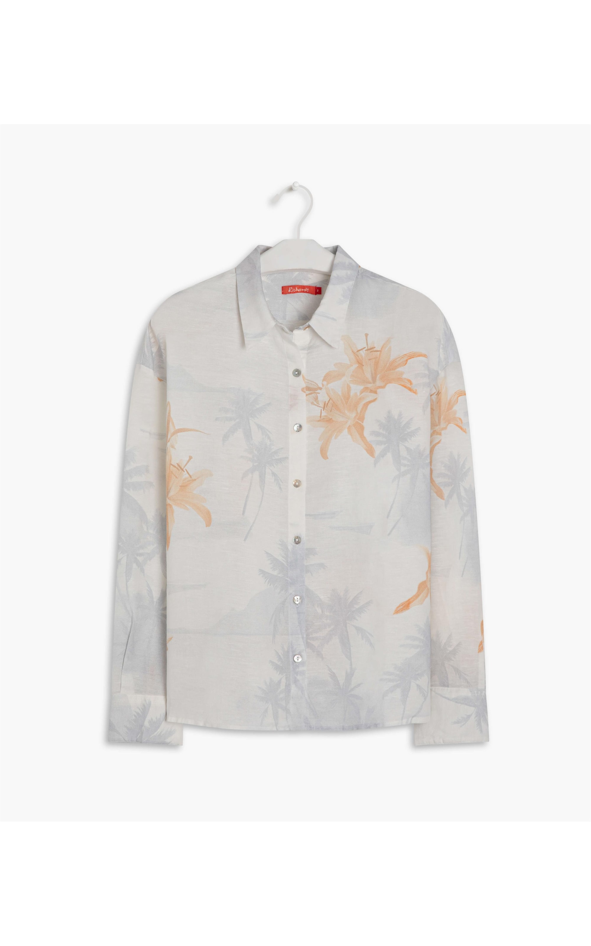 Camisa Linho  Napier Ilha Azul Bic