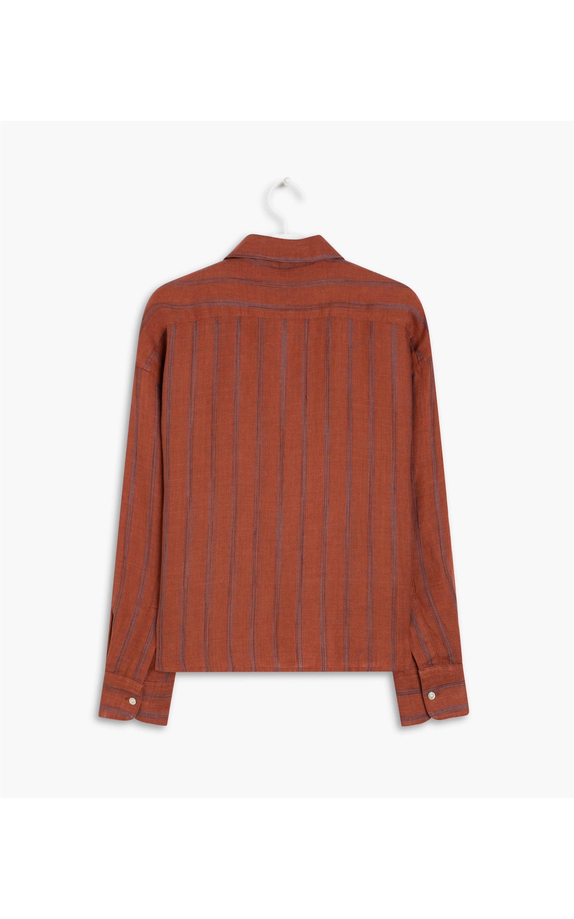 Camisa Linho  Napier Vinho