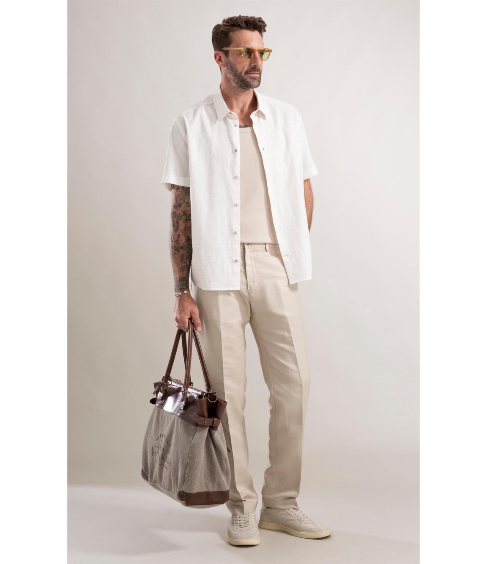 Camisa Linho Natural