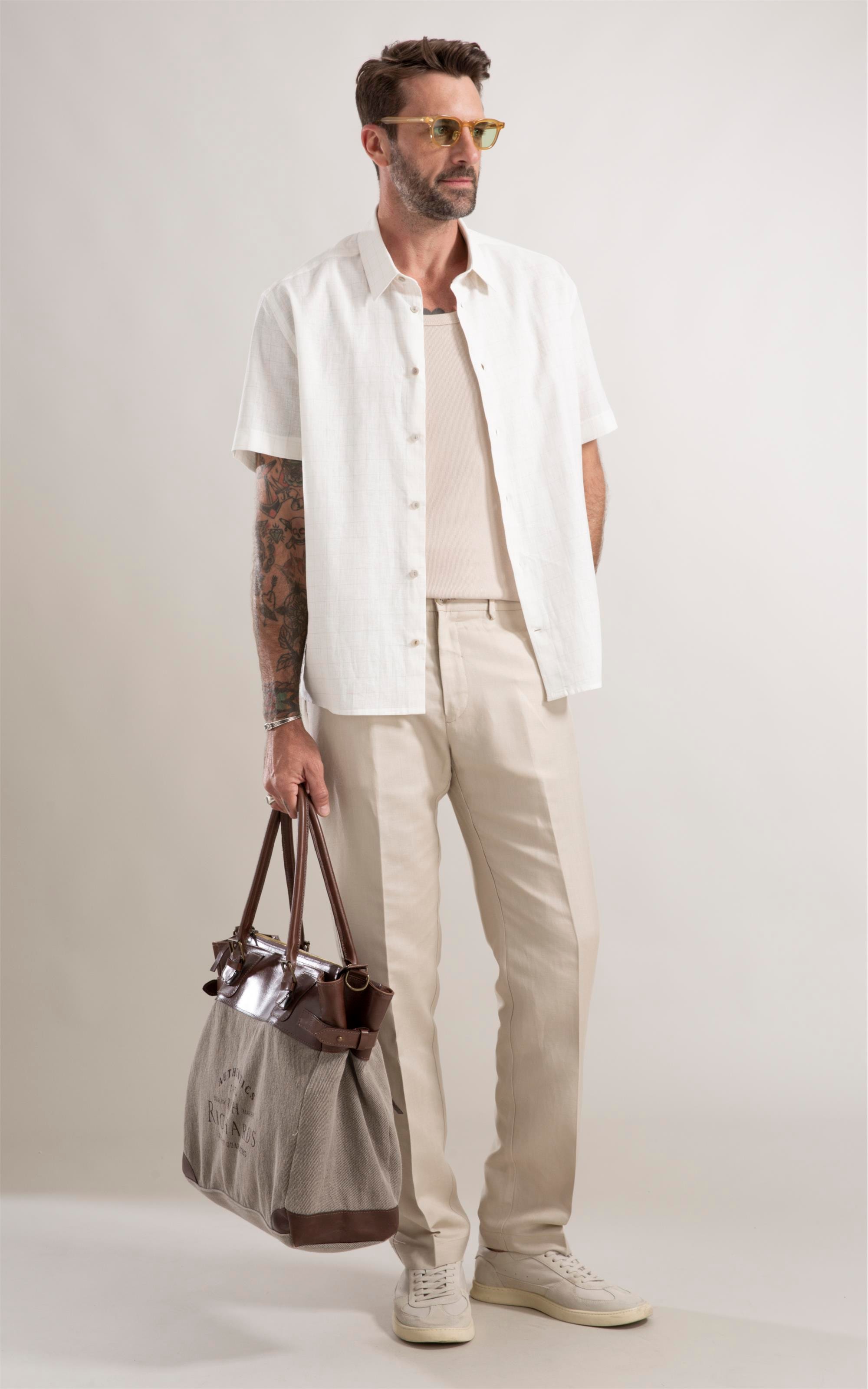 Camisa Linho Natural