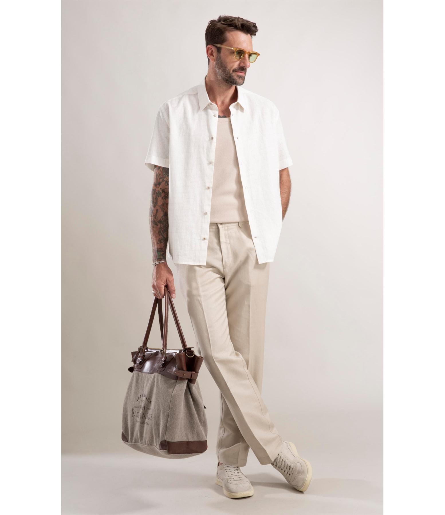 Camisa Linho Natural