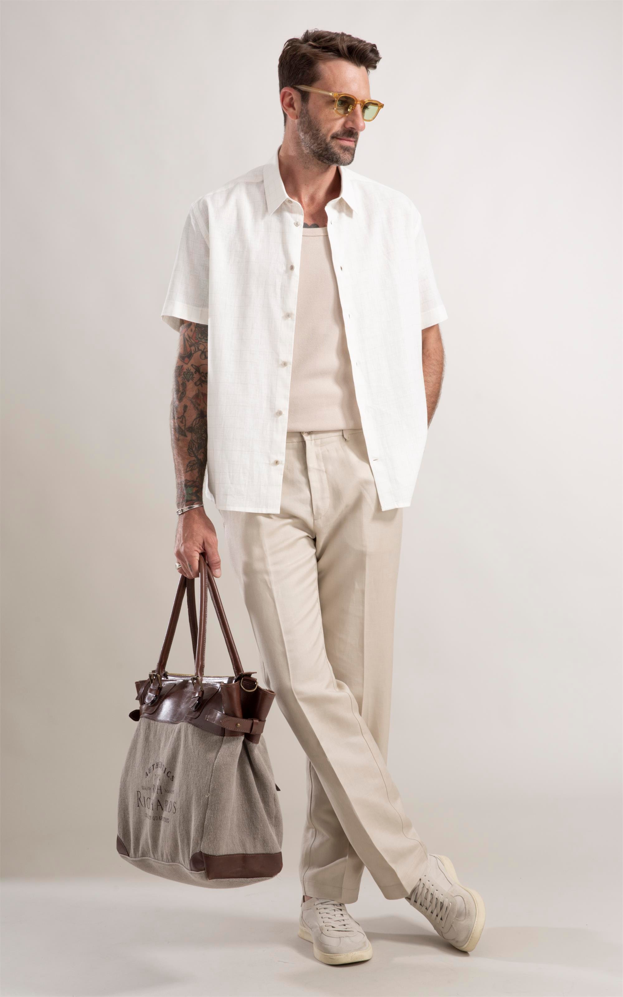 Camisa Linho Natural
