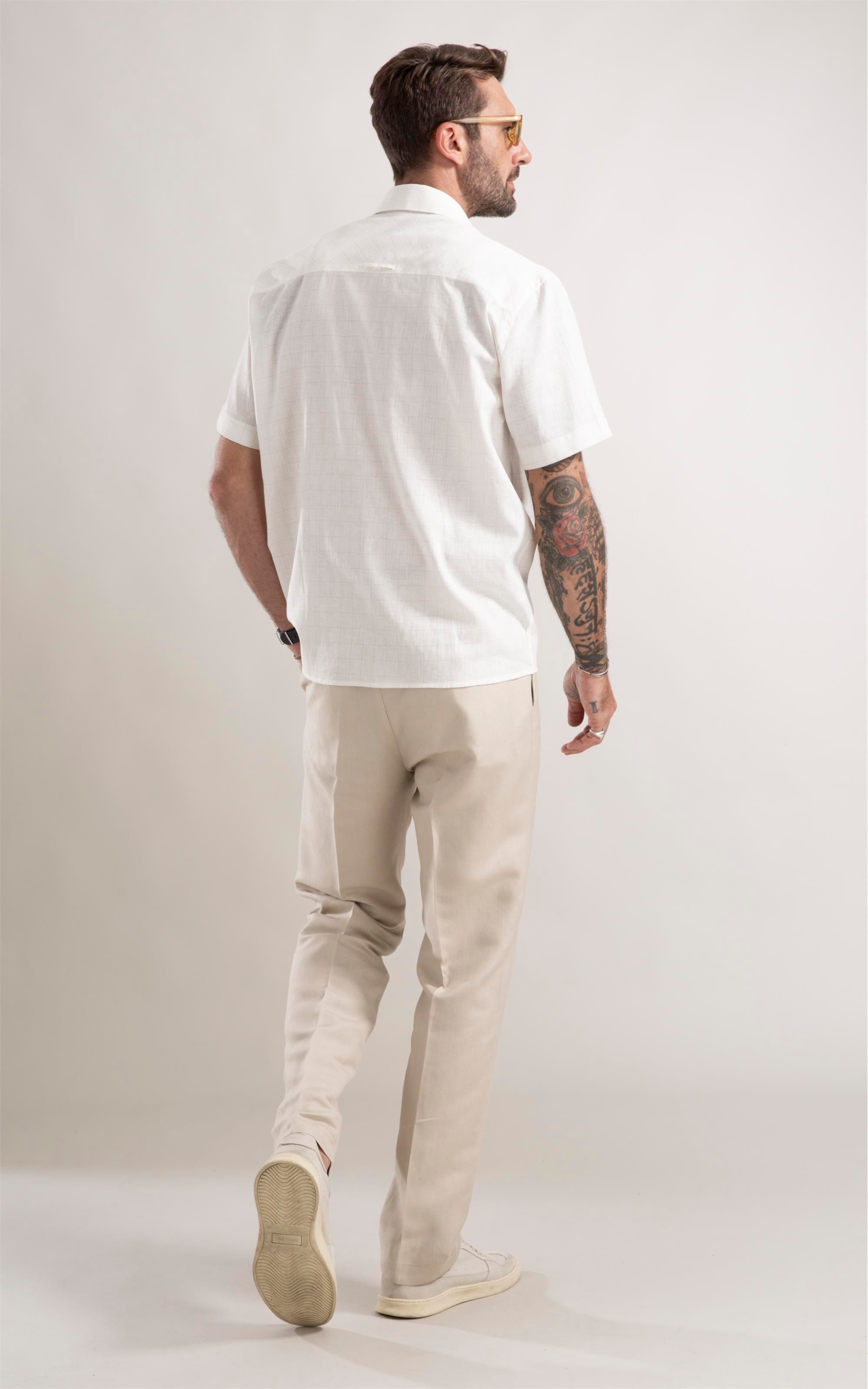 Camisa Linho Natural