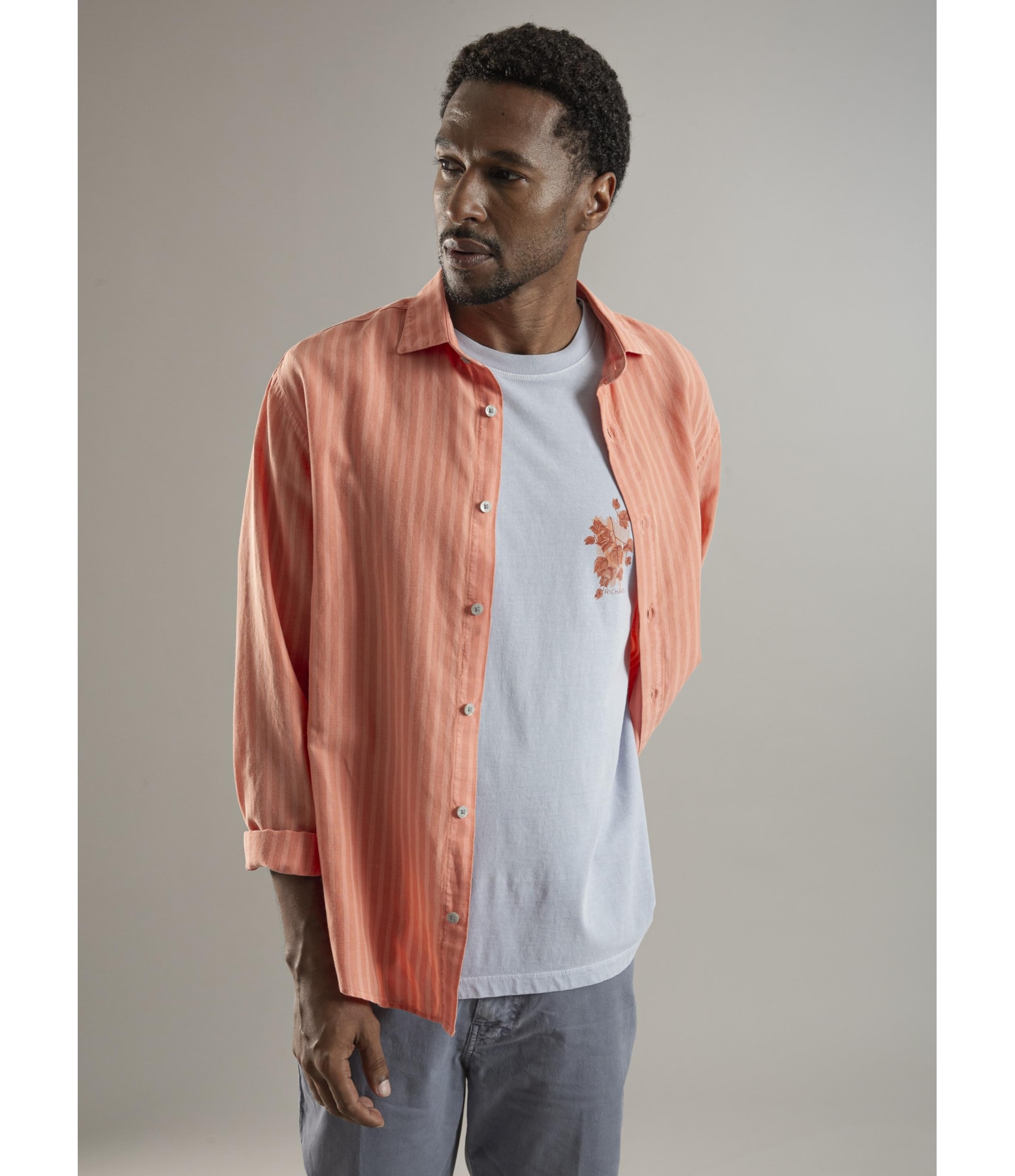 Camisa Linho  Nestor Salmao