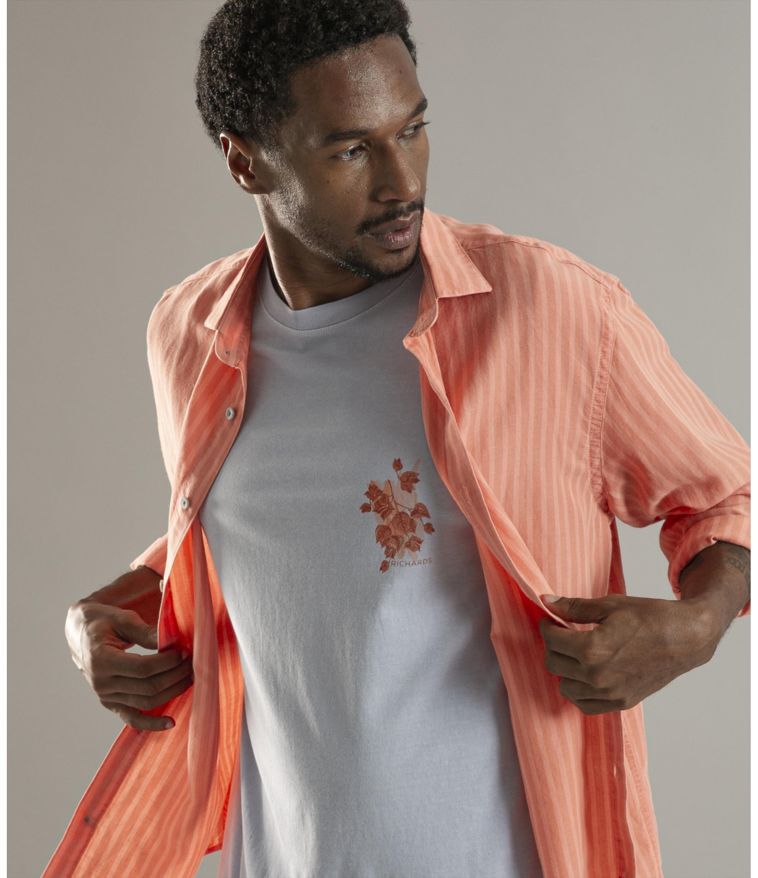 Camisa Linho  Nestor Salmao