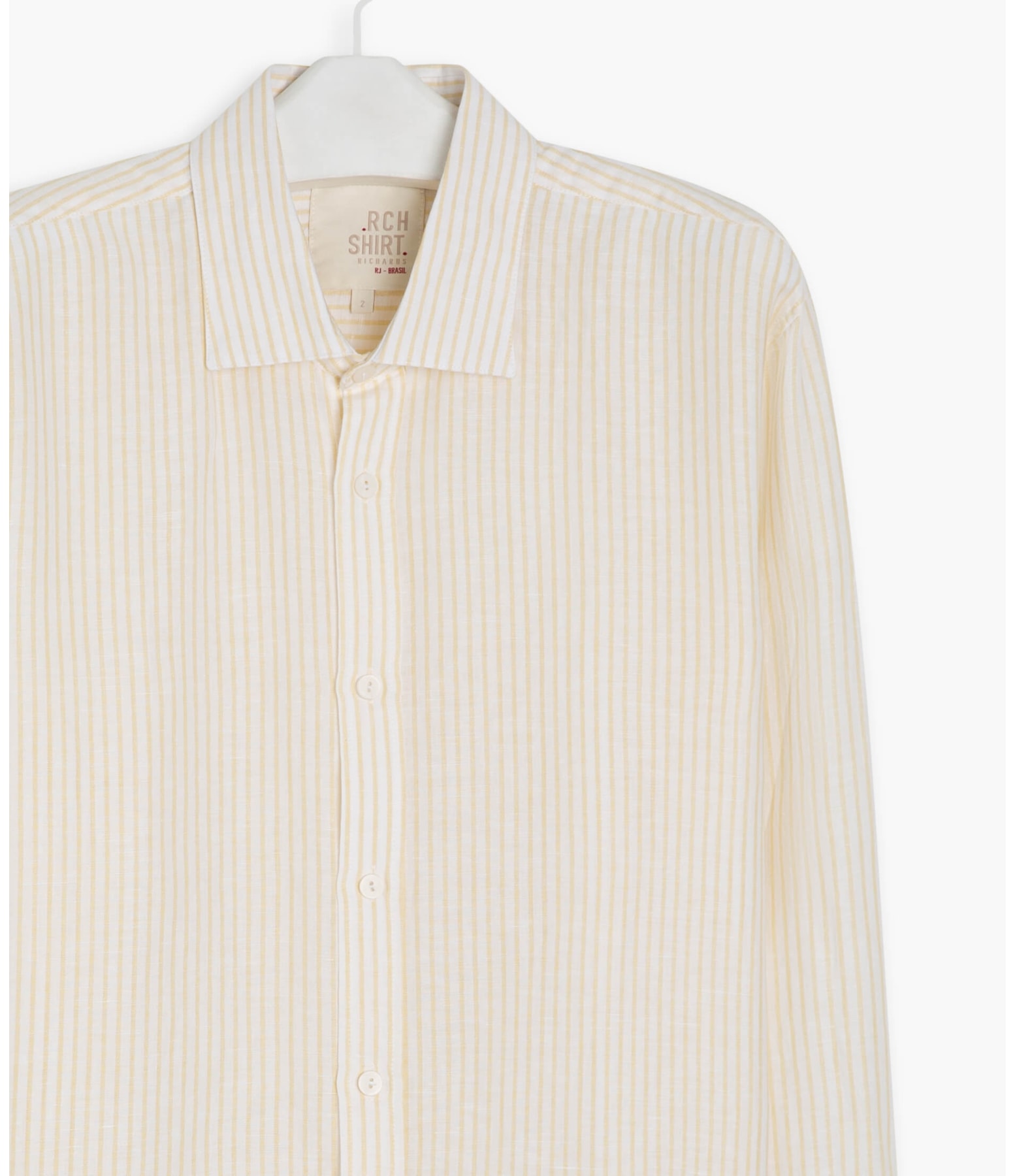 Camisa Linho  Nicolas Amarelo