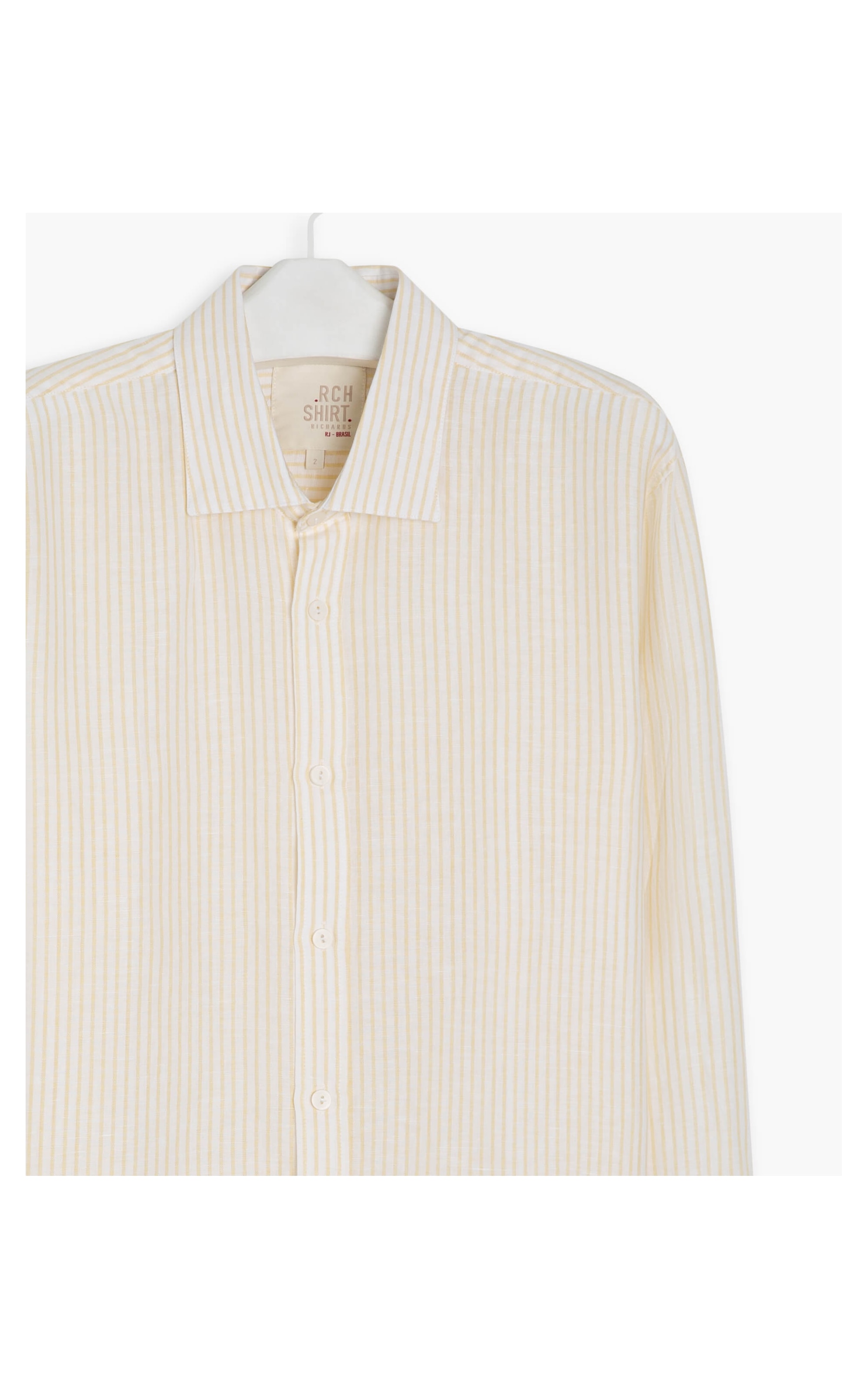 Camisa Linho  Nicolas Amarelo