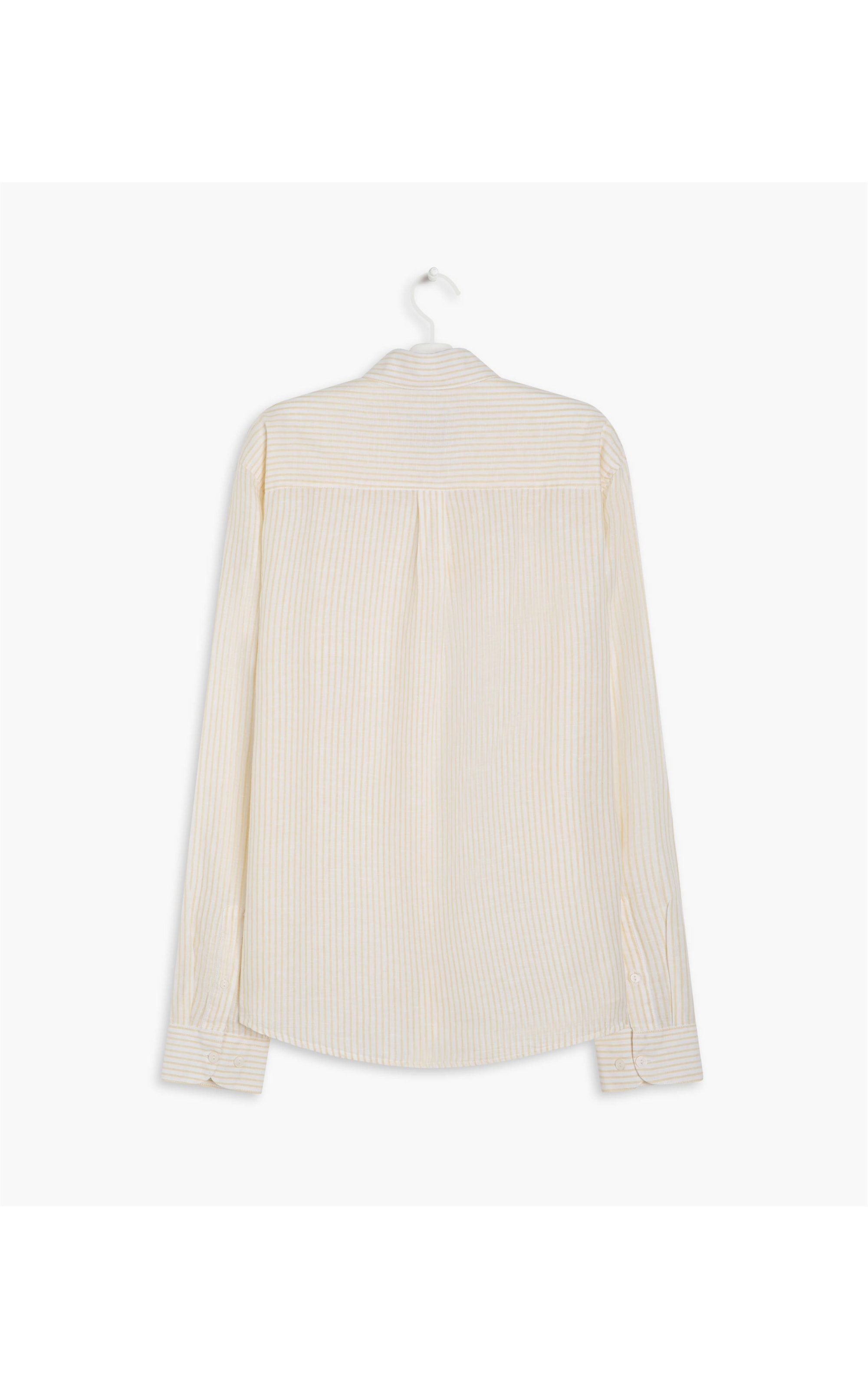 Camisa Linho  Nicolas Amarelo