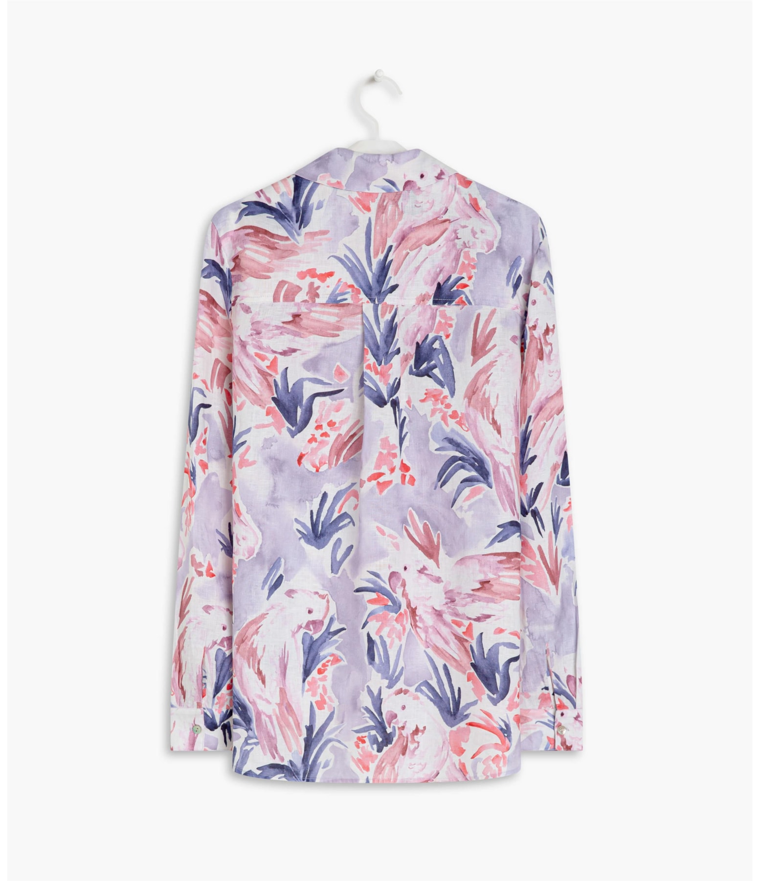 Camisa Linho  Nina Araras Lilas