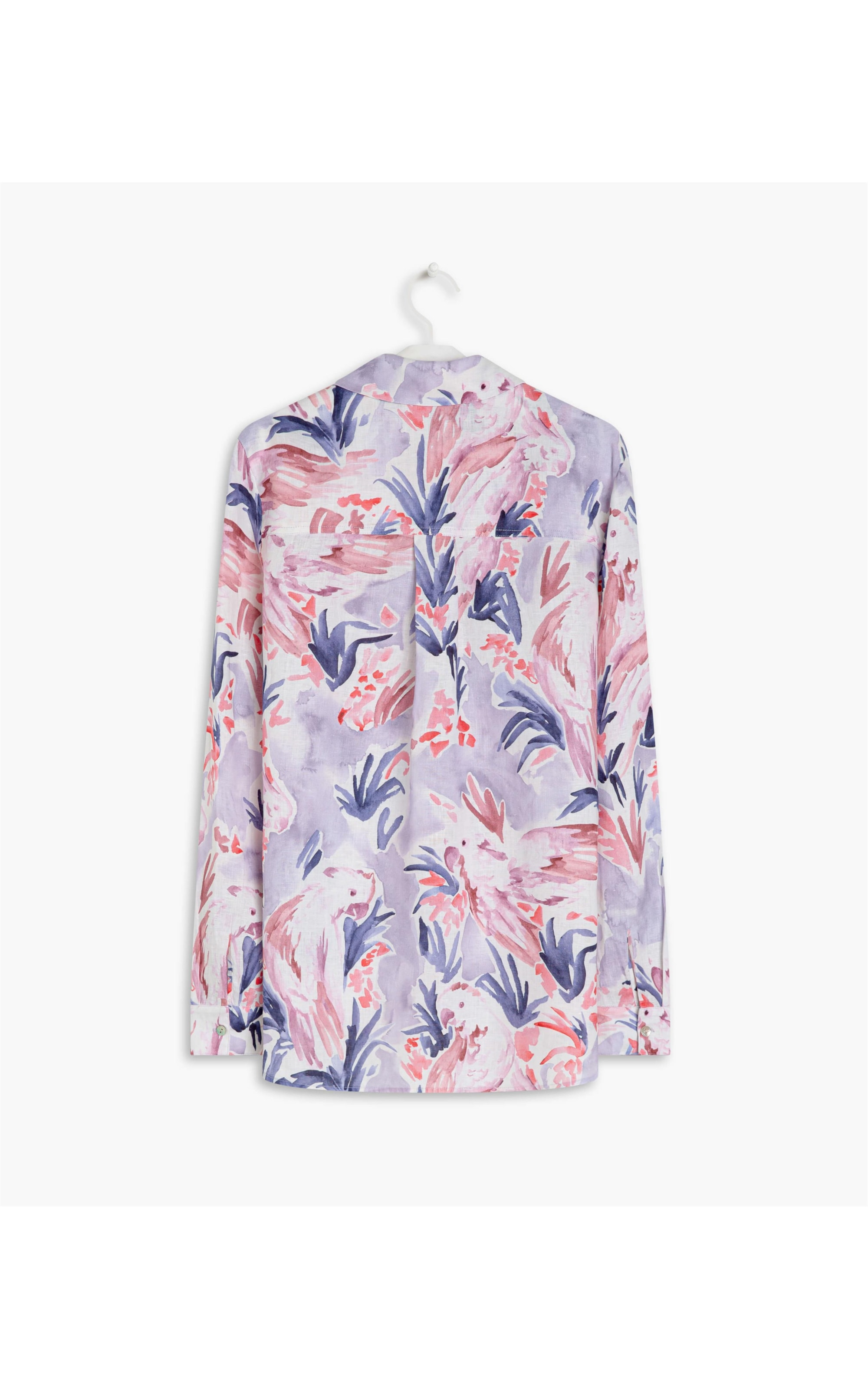 Camisa Linho  Nina Araras Lilas