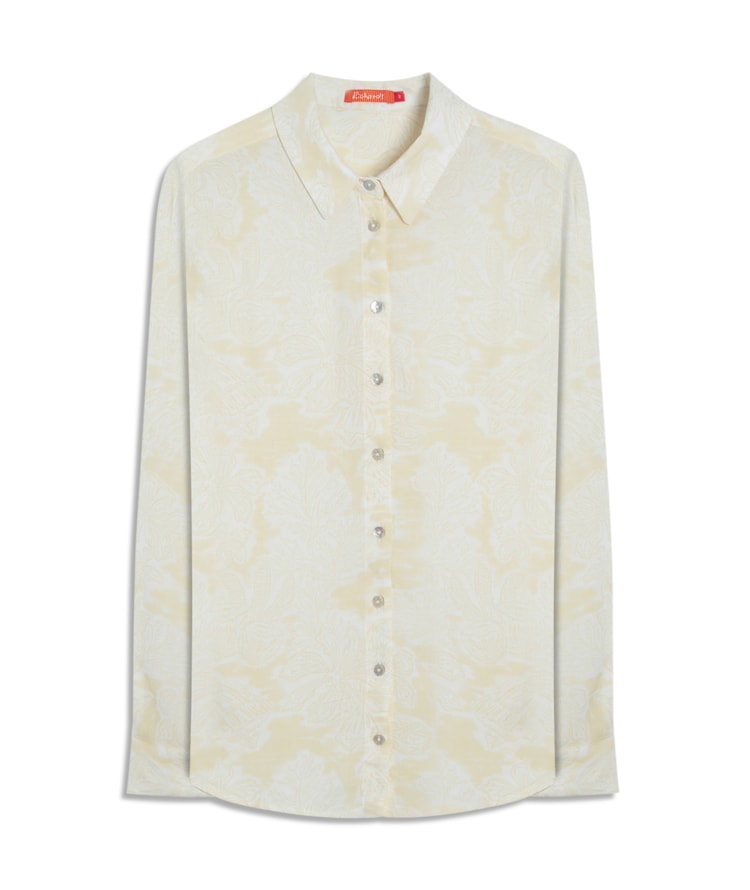 Camisa Linho  Nina Beach Amarelo