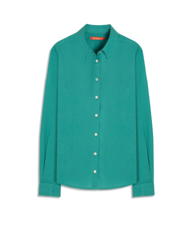 Camisa Linho  Nina High Green