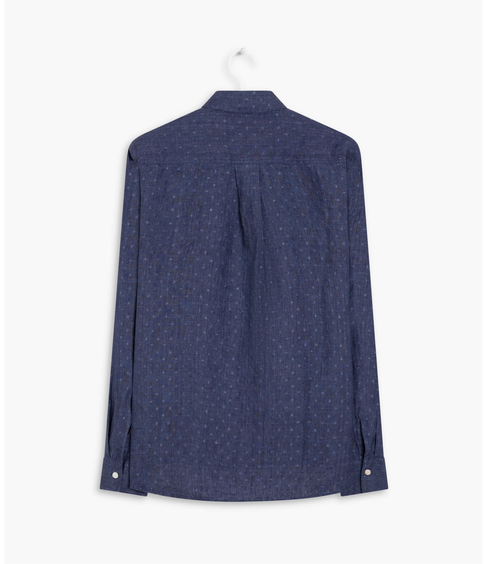Camisa Linho  Nina Poá Azul Bic