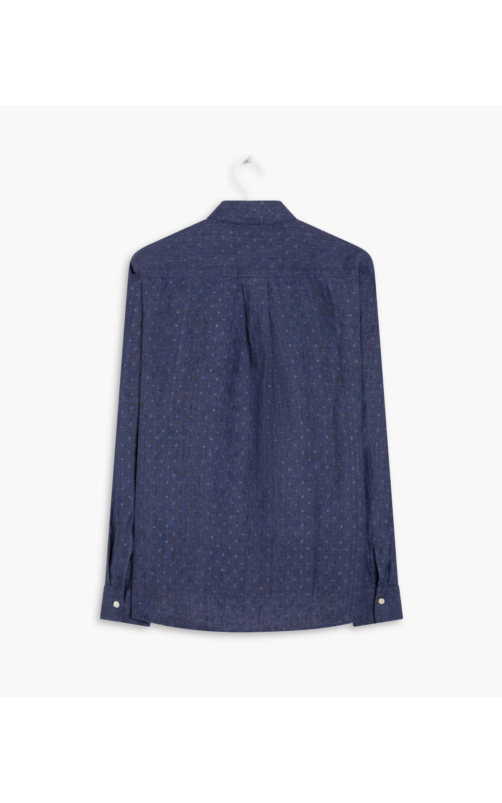 Camisa Linho  Nina Poá Azul Bic