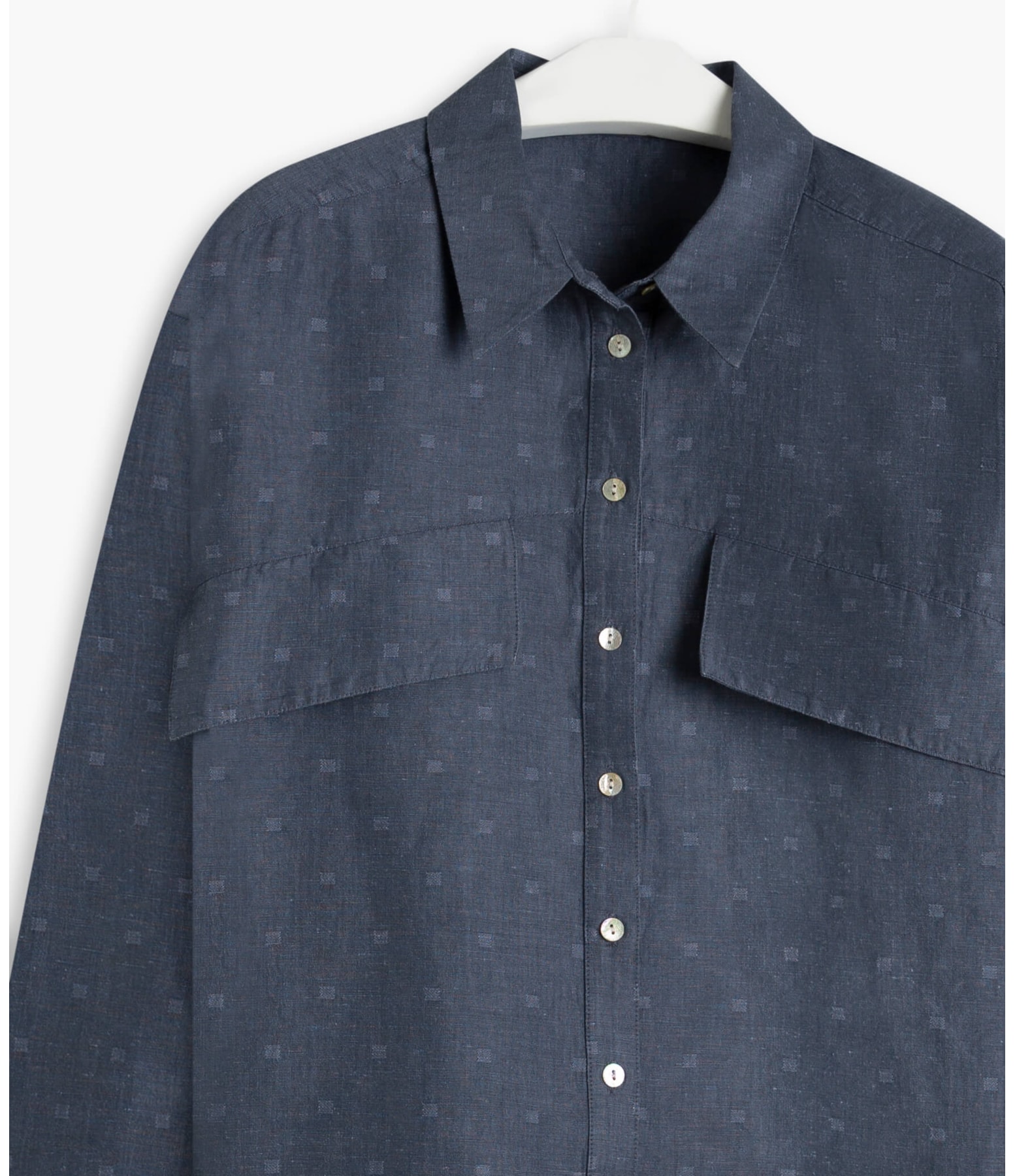 Camisa Linho  Odara Azul Bic