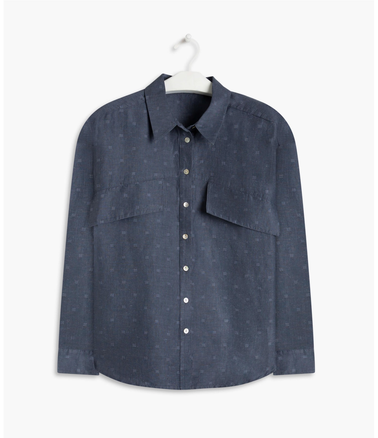 Camisa Linho  Odara Azul Bic