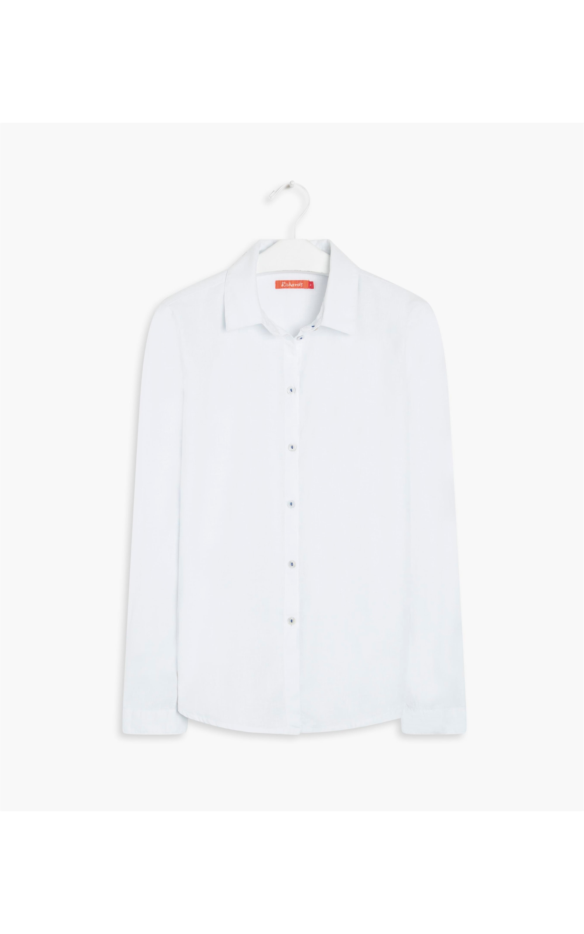 Camisa Linho  Orla Gd Ml Branco