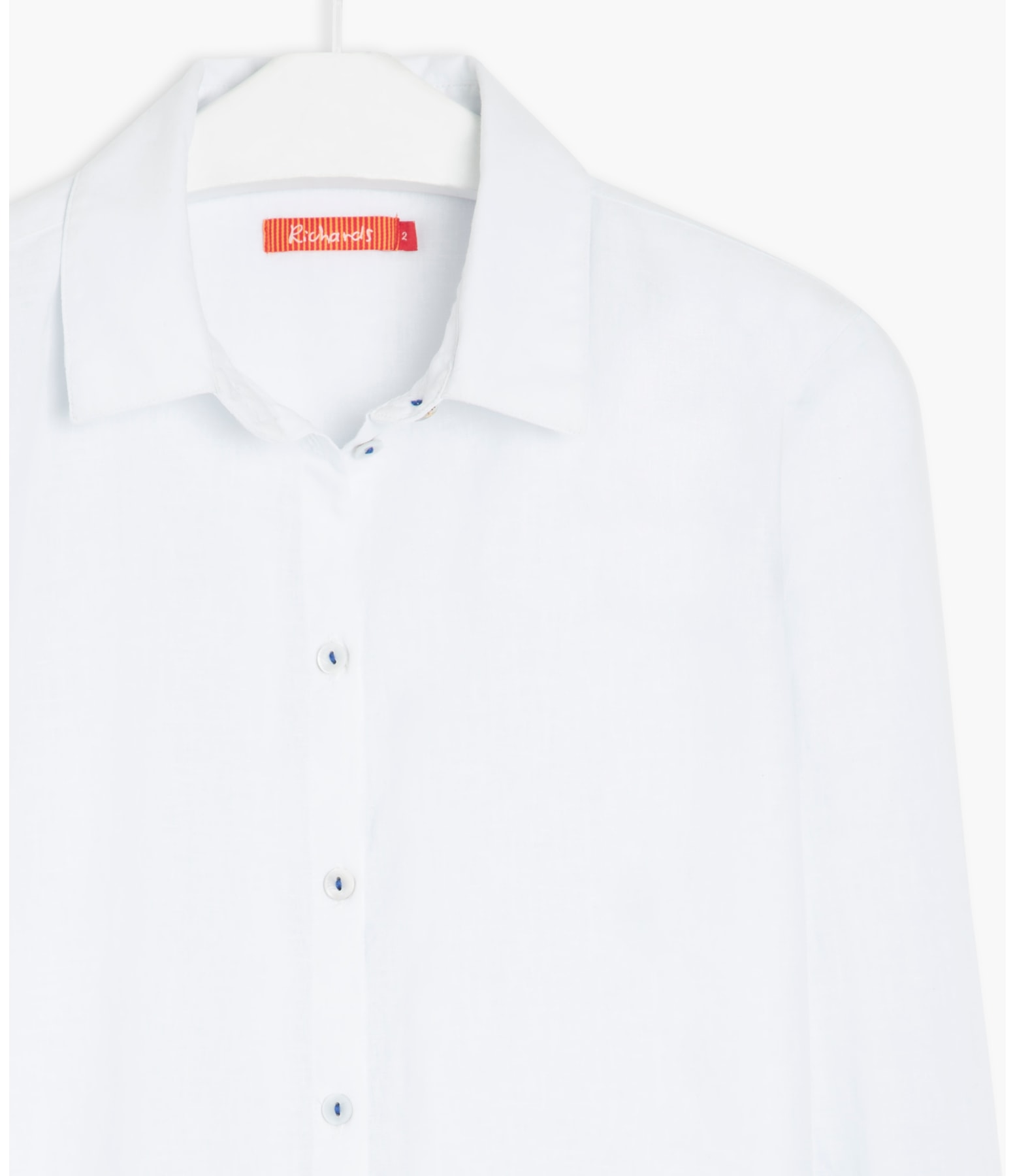 Camisa Linho  Orla Gd Ml Branco