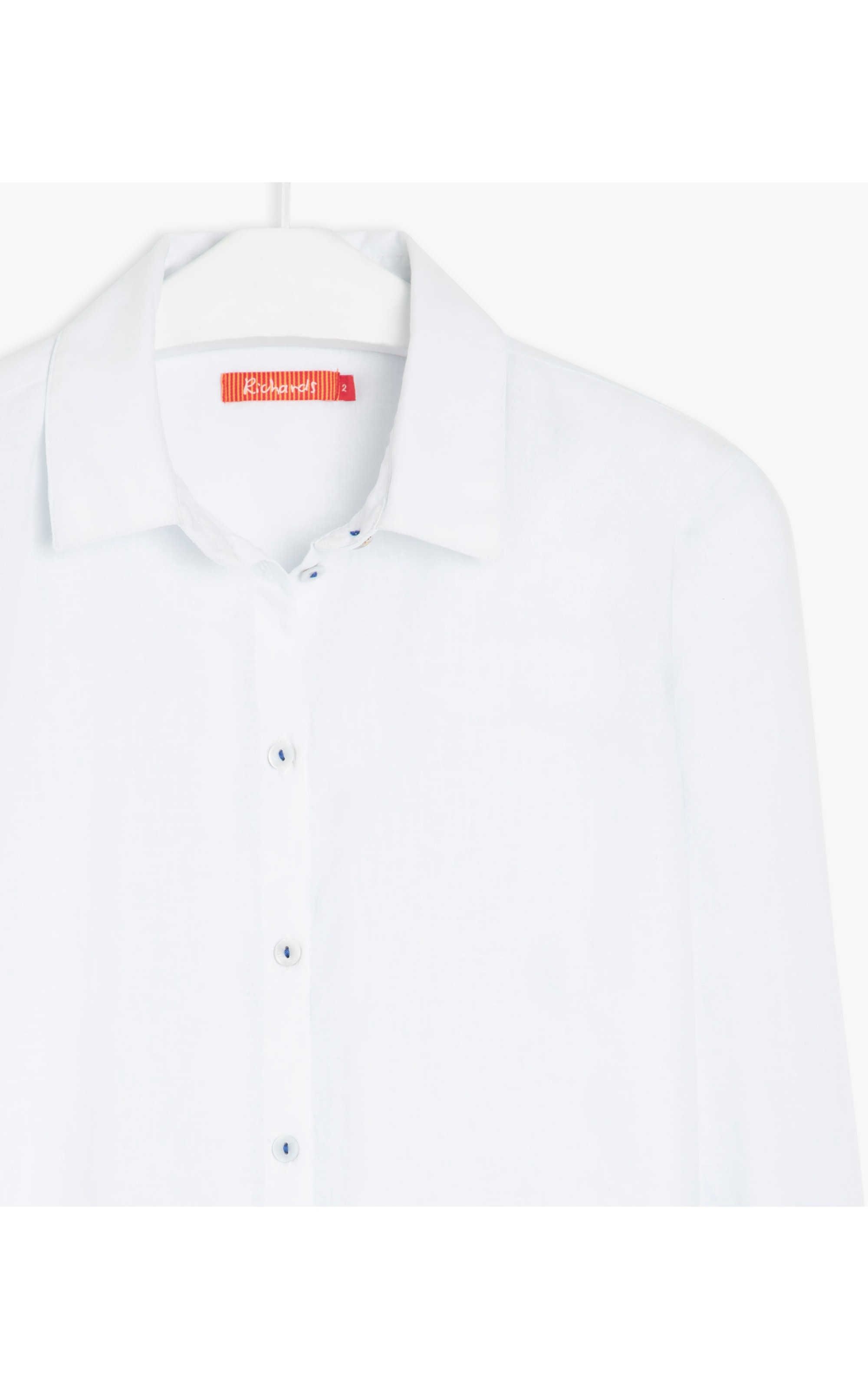 Camisa Linho  Orla Gd Ml Branco