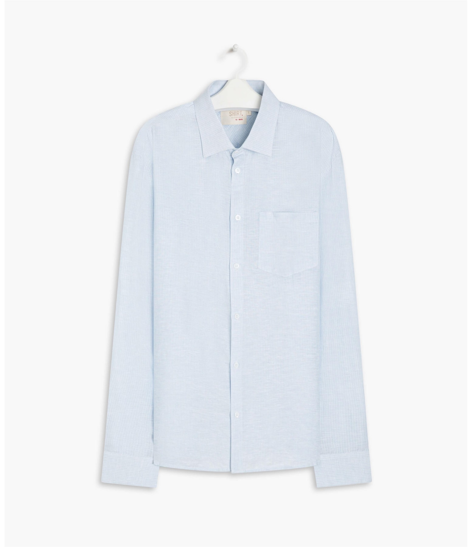 Camisa Linho  Orlando Azul Claro