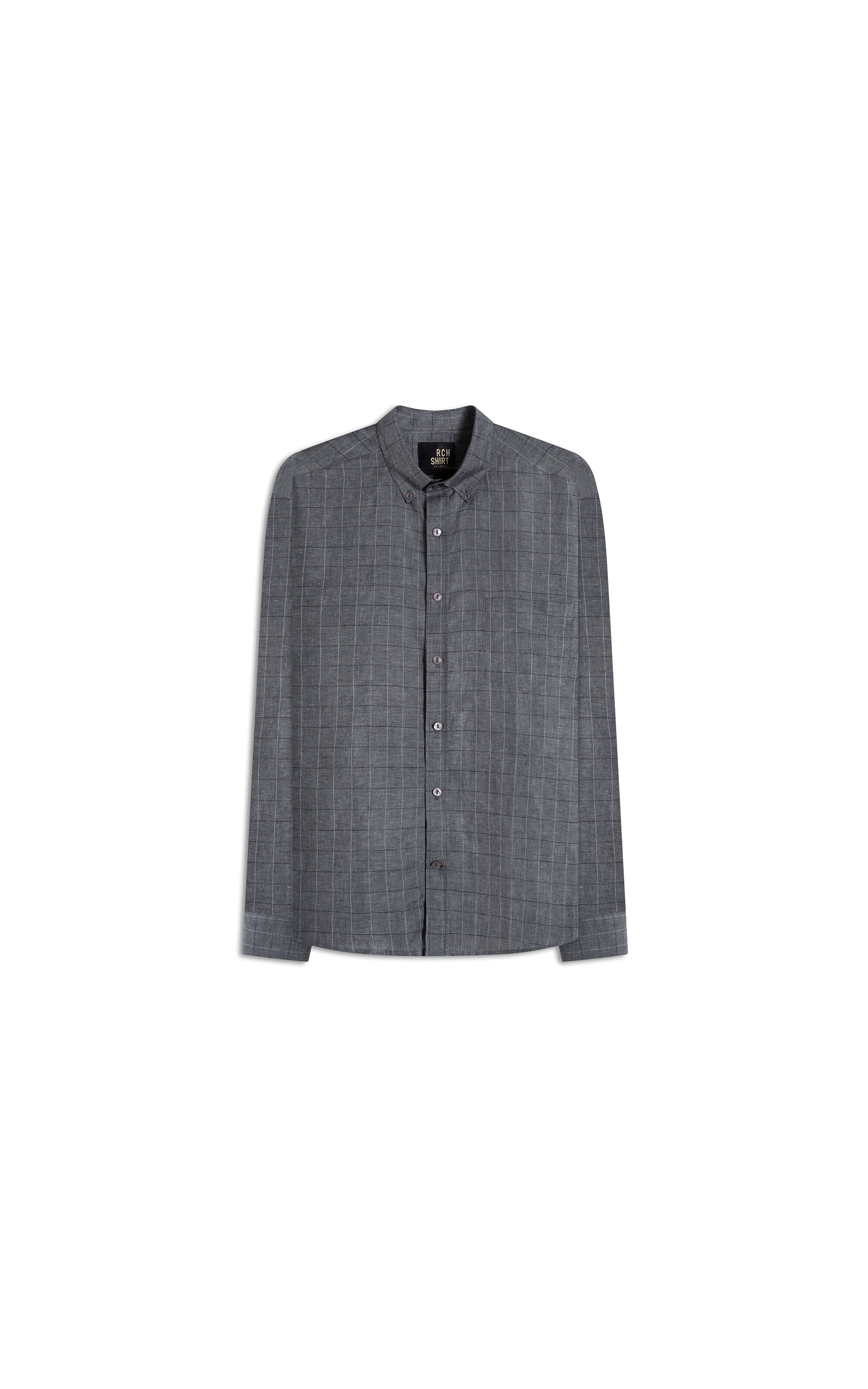 Camisa Linho  Paulo Ml Grafite
