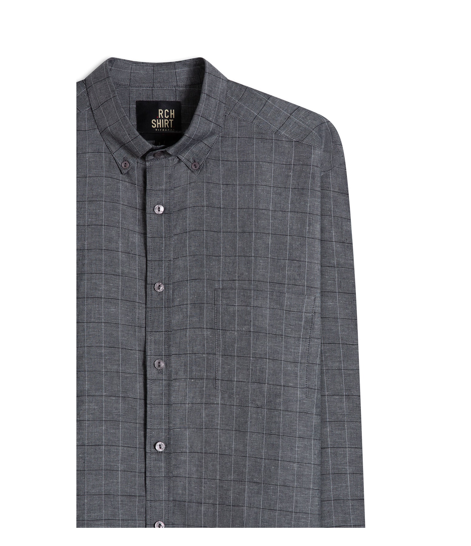 Camisa Linho  Paulo Ml Grafite