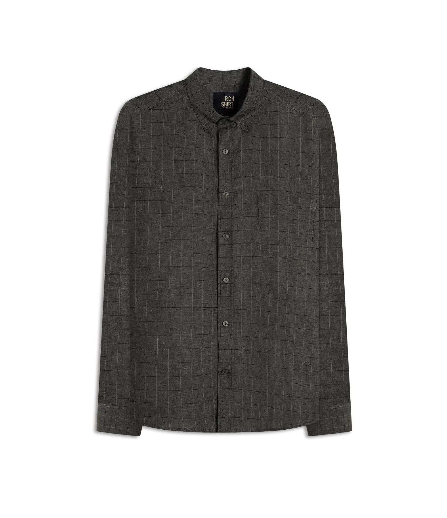 Camisa Linho  Paulo Ml Tabaco