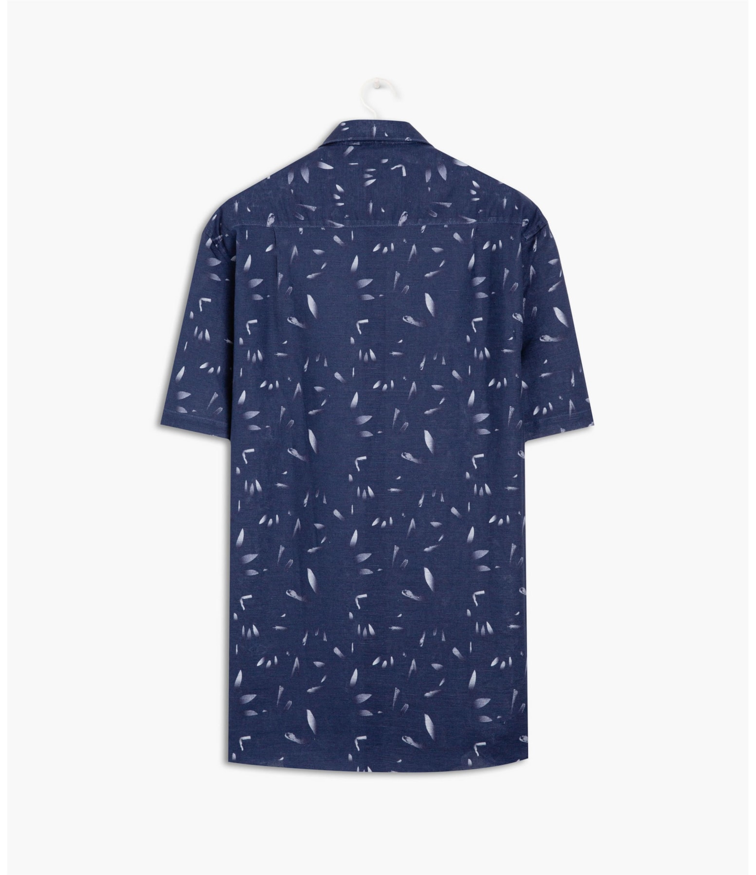 Camisa Linho  Petal Estampada Mc Marinho