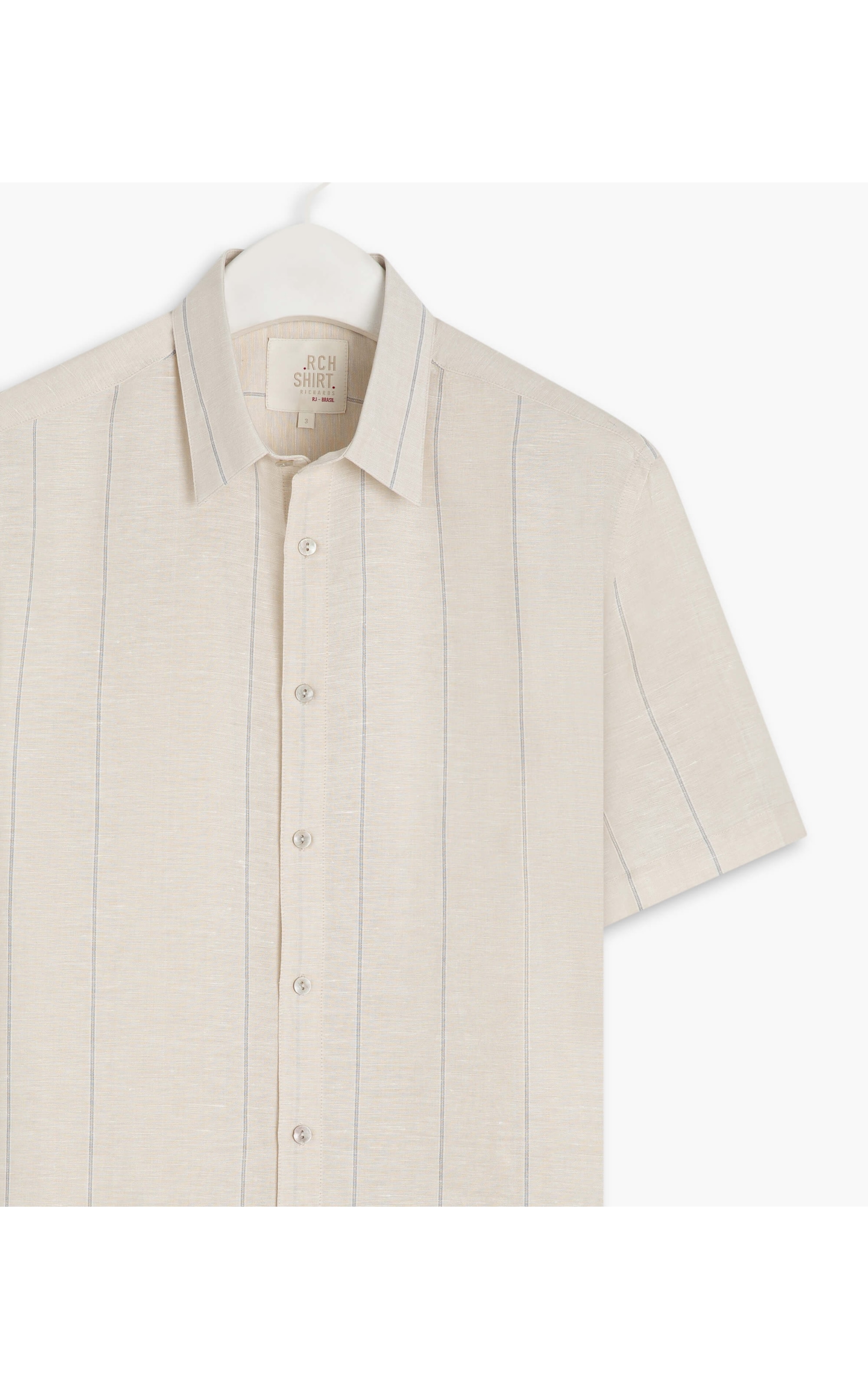 Camisa Linho  Piacenza Off White