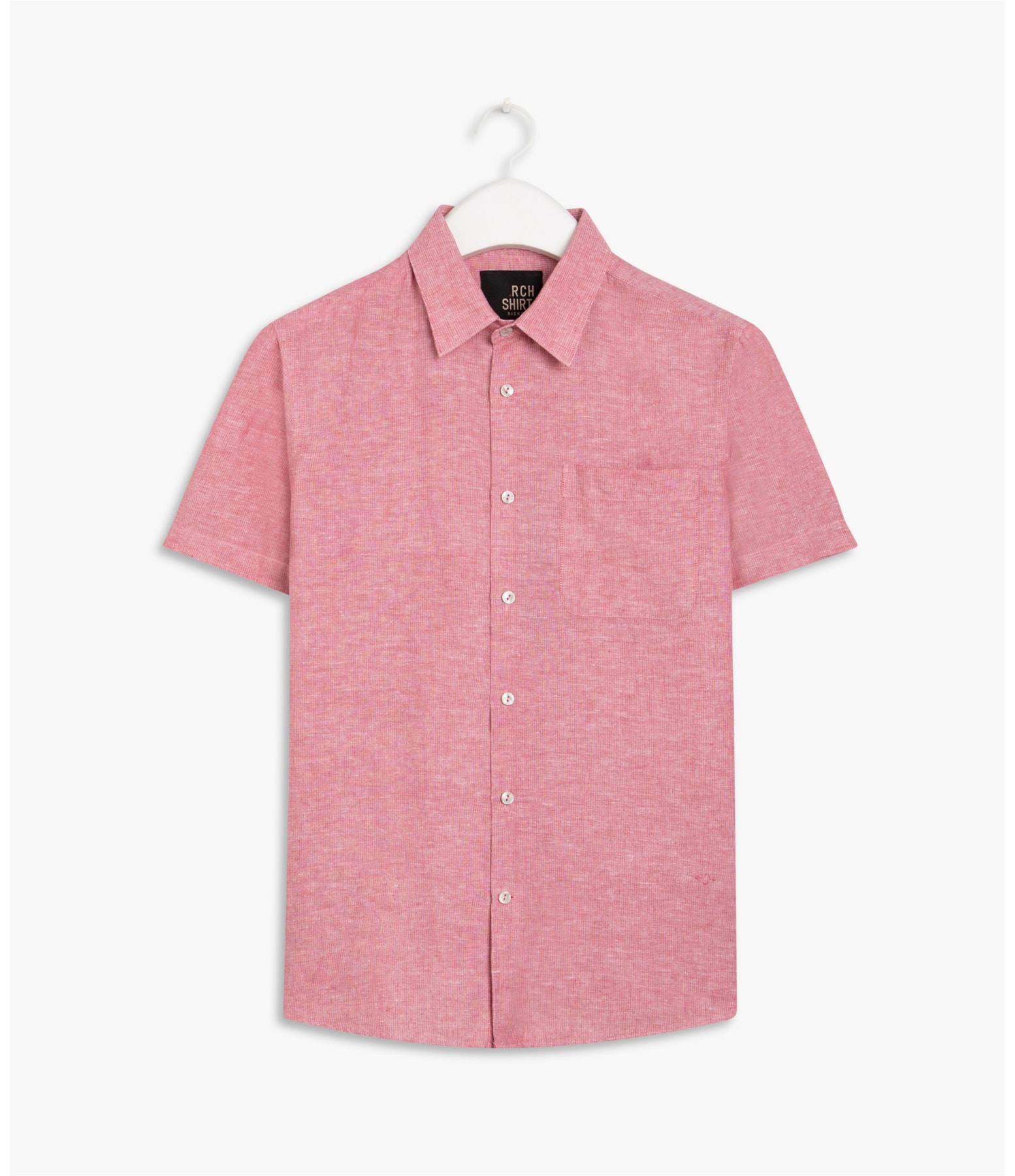 Camisa Linho  Pinhal Listrada Mc Vermelho