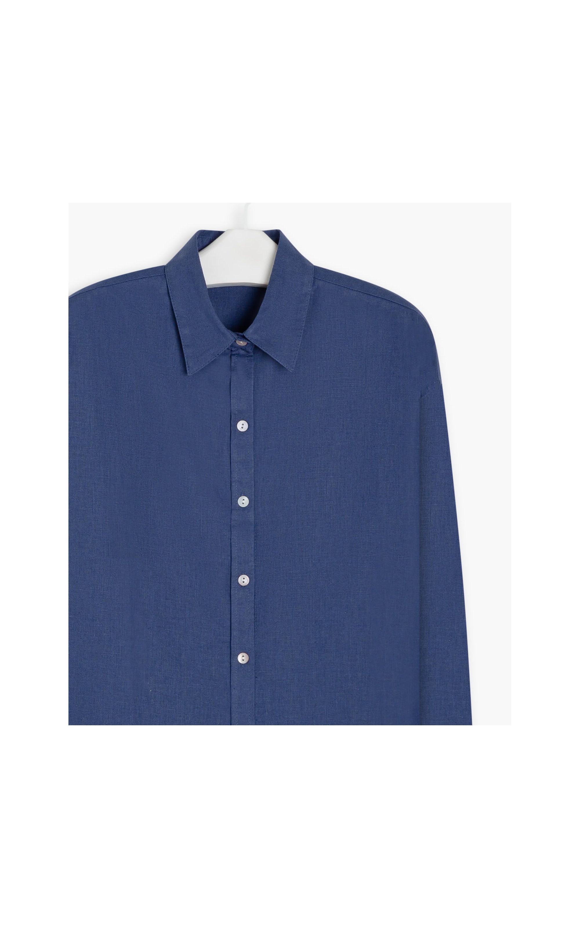 Camisa Linho  Piva Azul Jeans