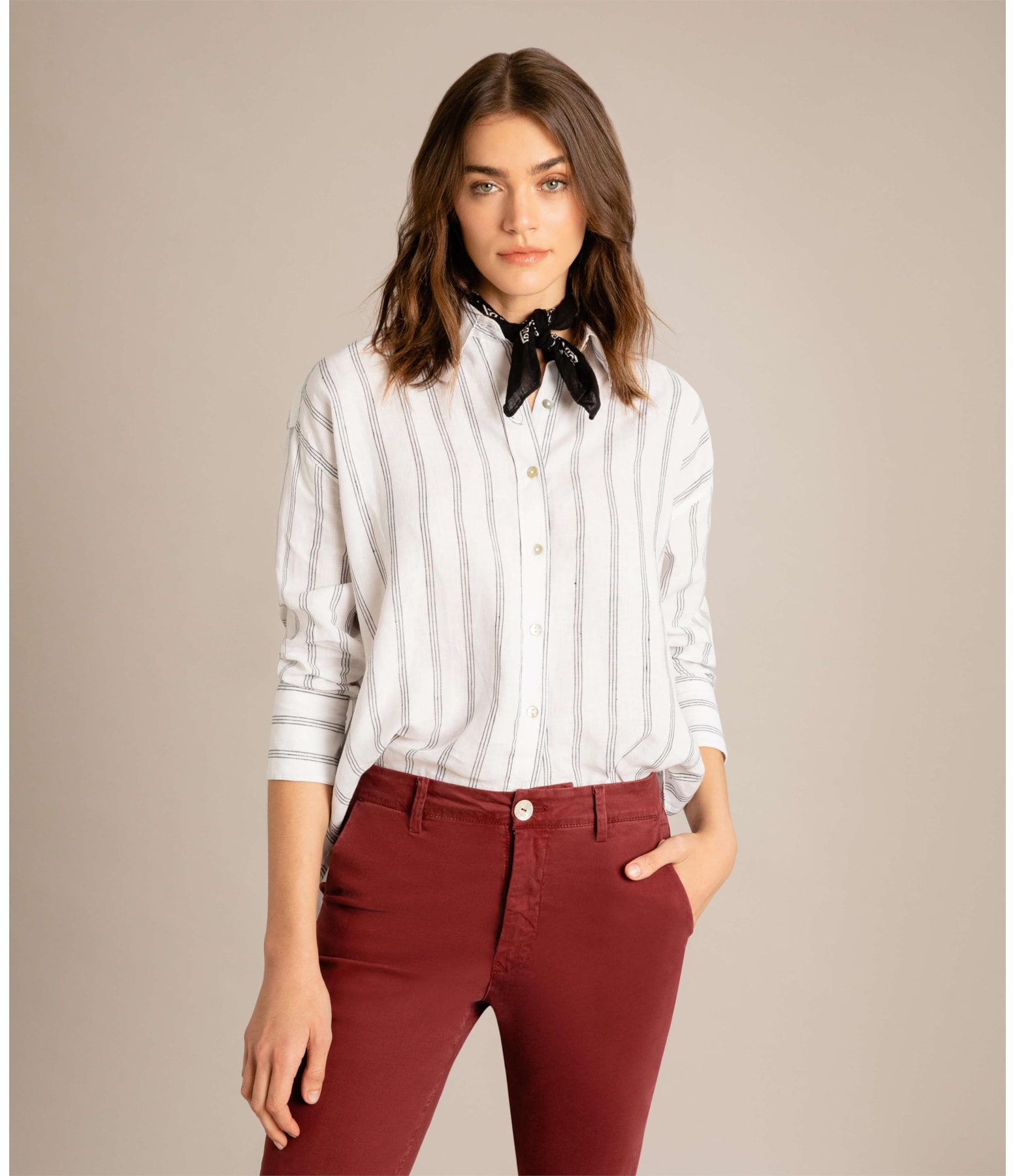 Camisa Linho  Piva Branco