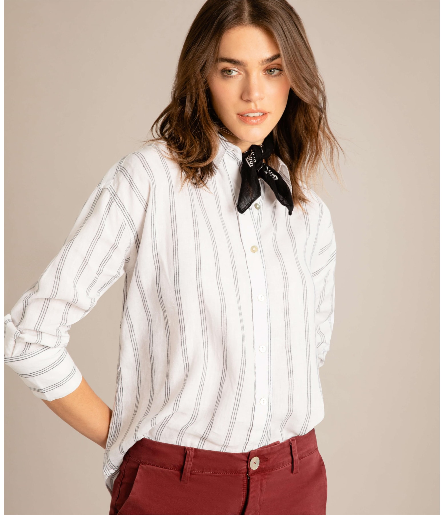 Camisa Linho  Piva Branco