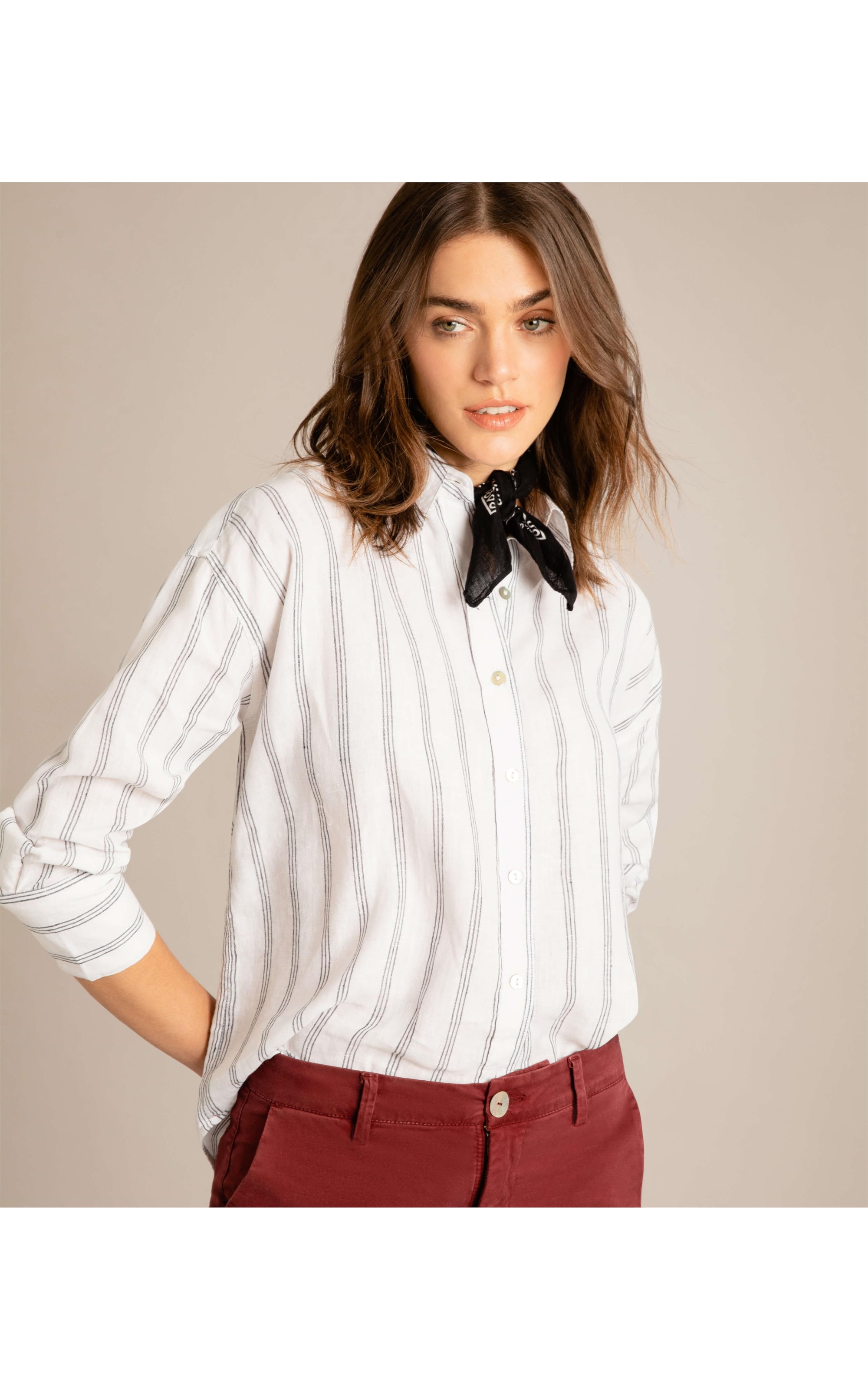 Camisa Linho  Piva Branco