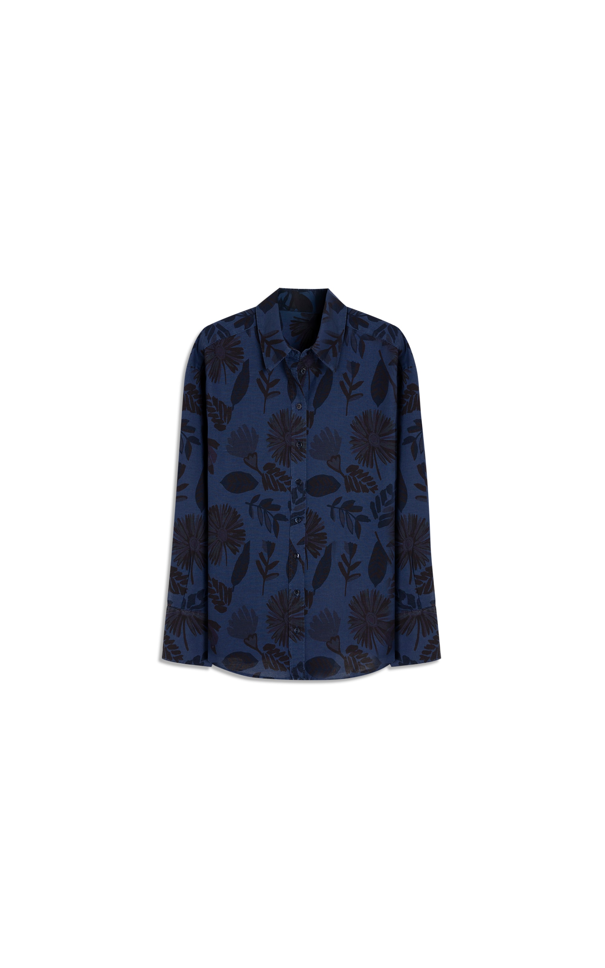 Camisa Linho  Piva  Campestre Azul Bic