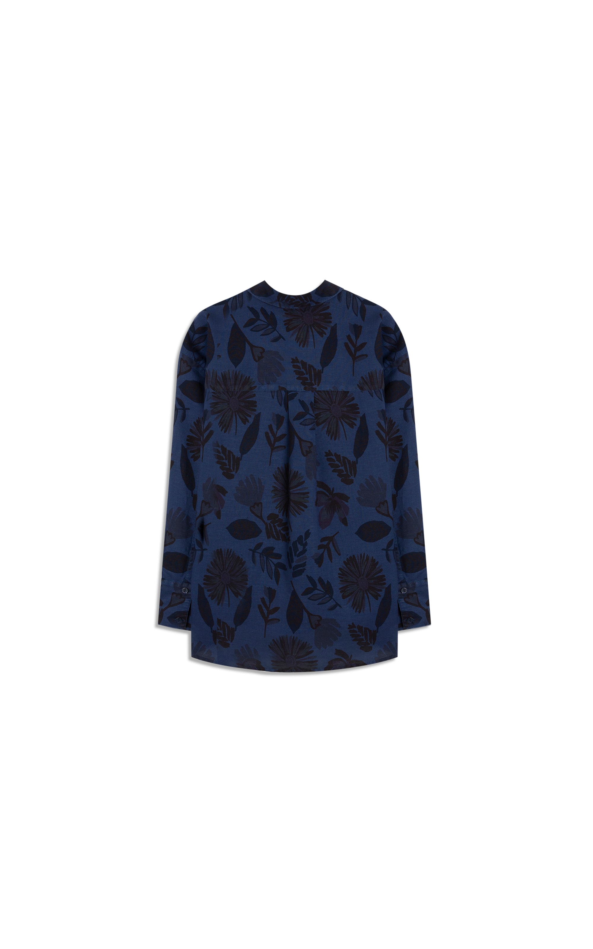 Camisa Linho  Piva  Campestre Azul Bic