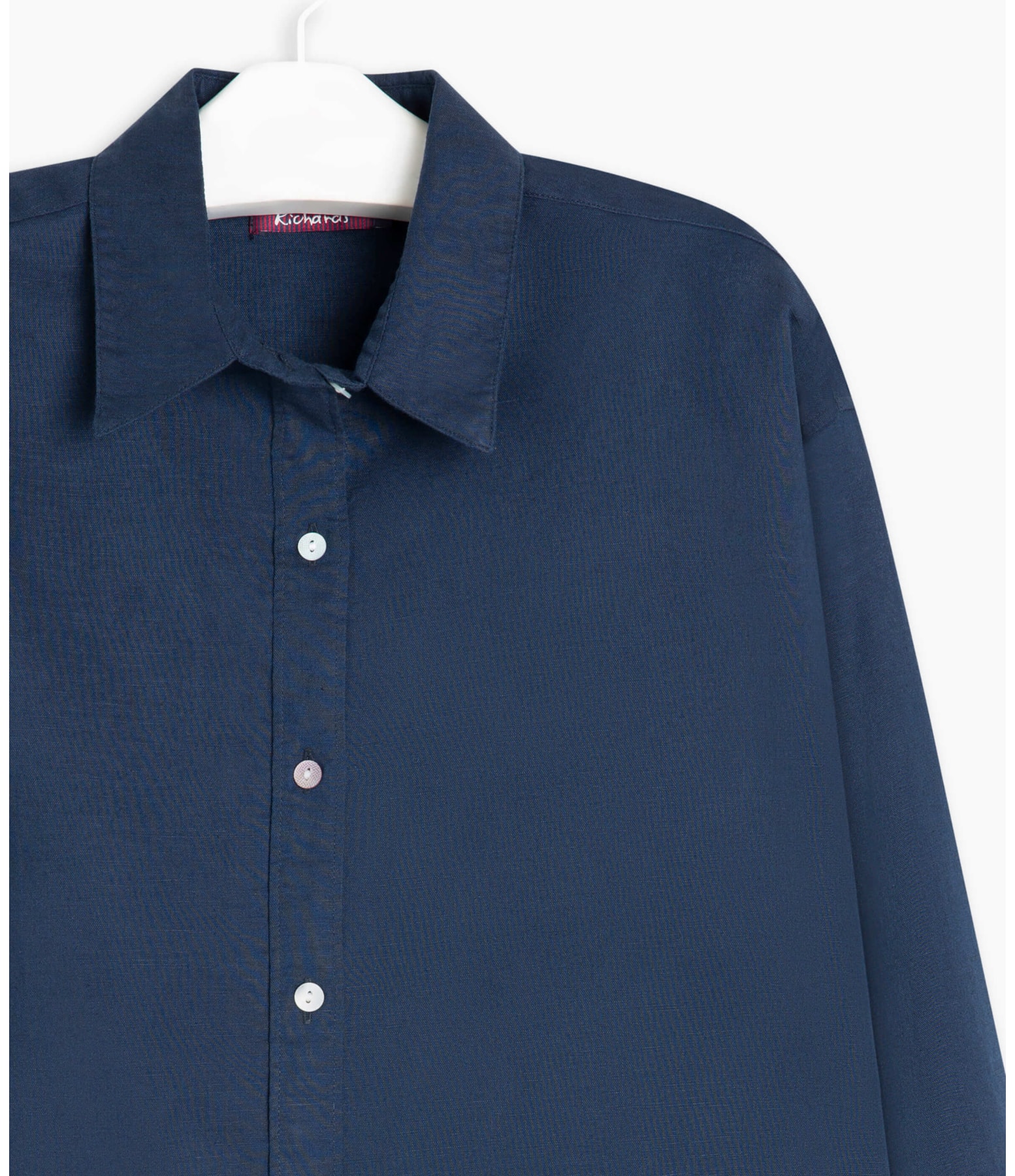 Camisa Linho  Piva Dark Navy