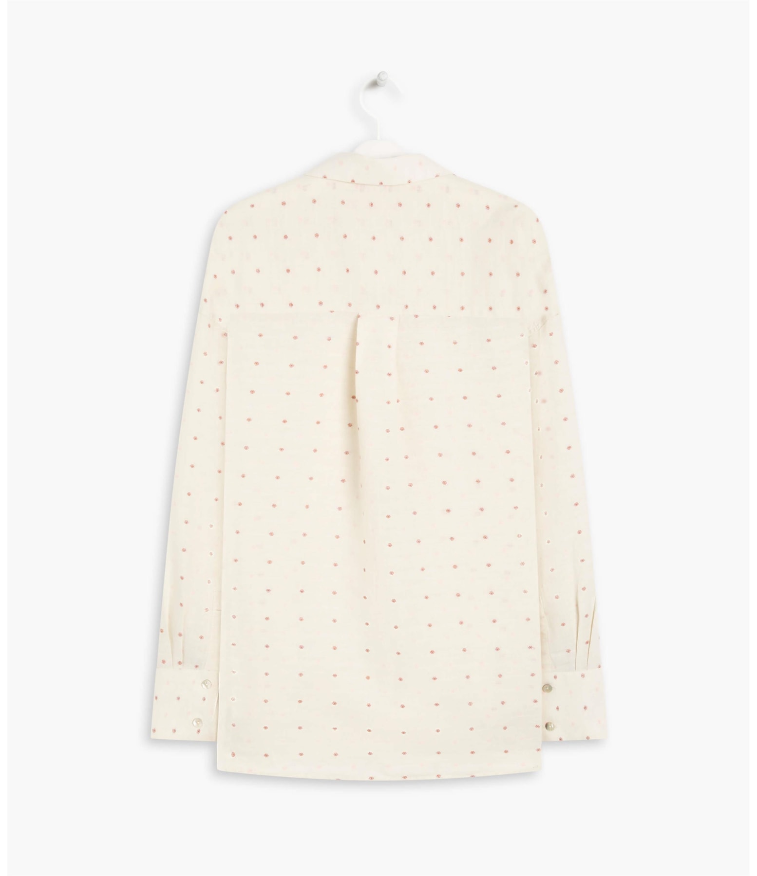 Camisa Linho  Piva Dots Off White