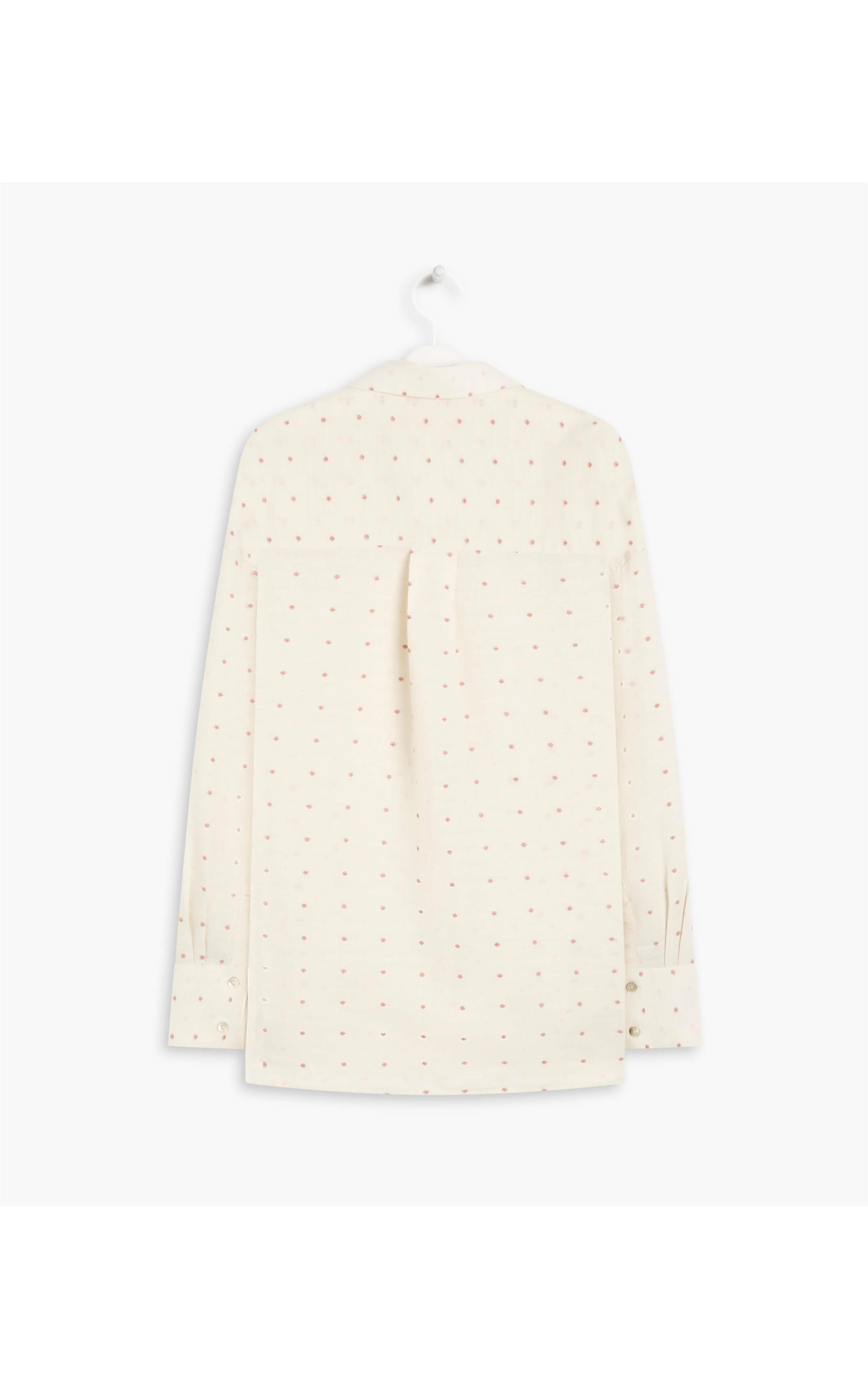 Camisa Linho  Piva Dots Off White