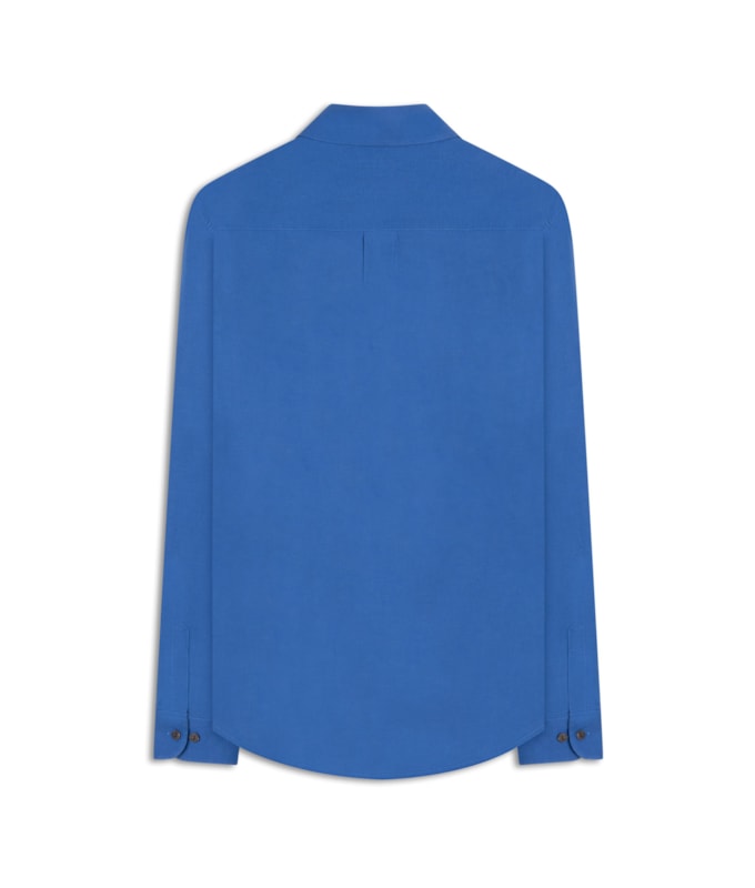 Camisa Linho  Piva  Feminino Azul Bic